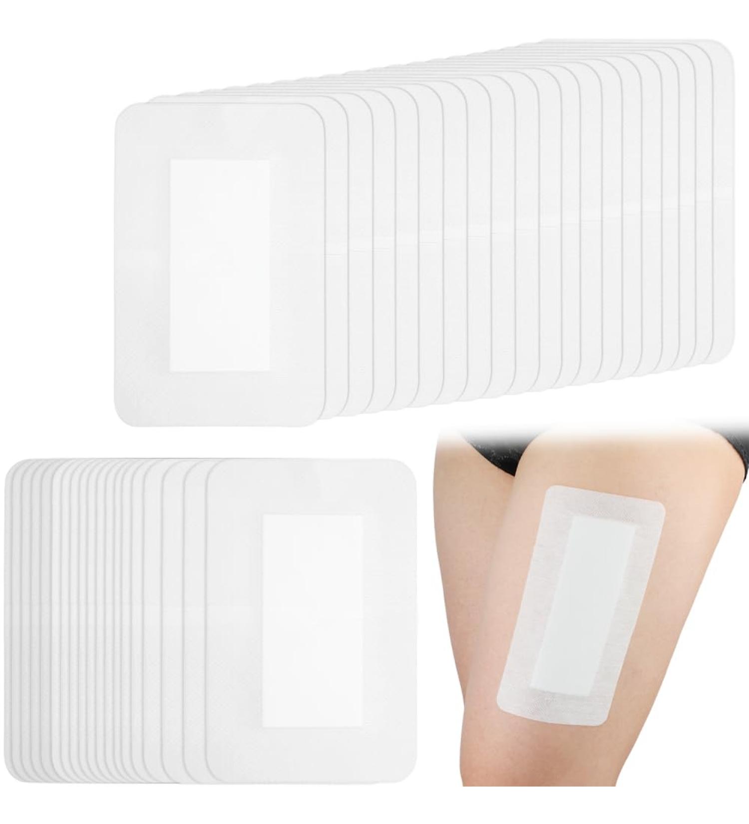 Adhesive Island Wound Dressing Bandages - Breathable Bordered Gauze Patches for Surgical Incisions & Injury Care (4x6 Inch Pack of 10 - Buy Online on GoSupps.com