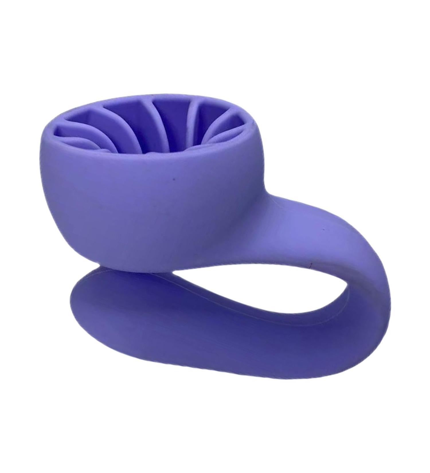 Fellflying Nail Polish Organizer - Fingernail Polishing Tool Strong Grip Airlock Suction Silicone Nail Polish Holder For Salon Design Violet - Buy Online on GoSupps.com