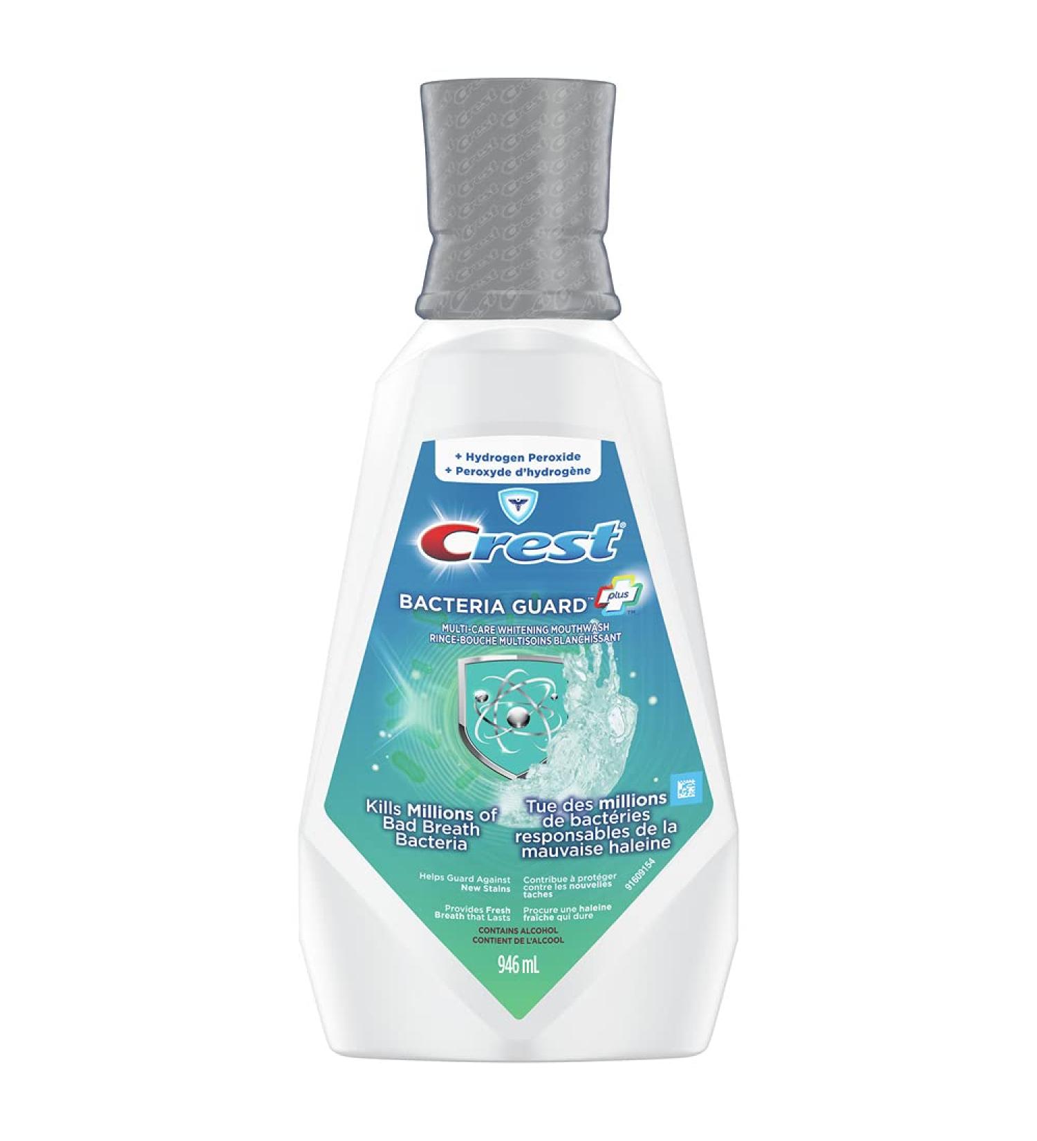 Crest Pro-Health Mouthwash Bacteria Guard with Alcohol Mint 1L - Buy Online on GoSupps.com