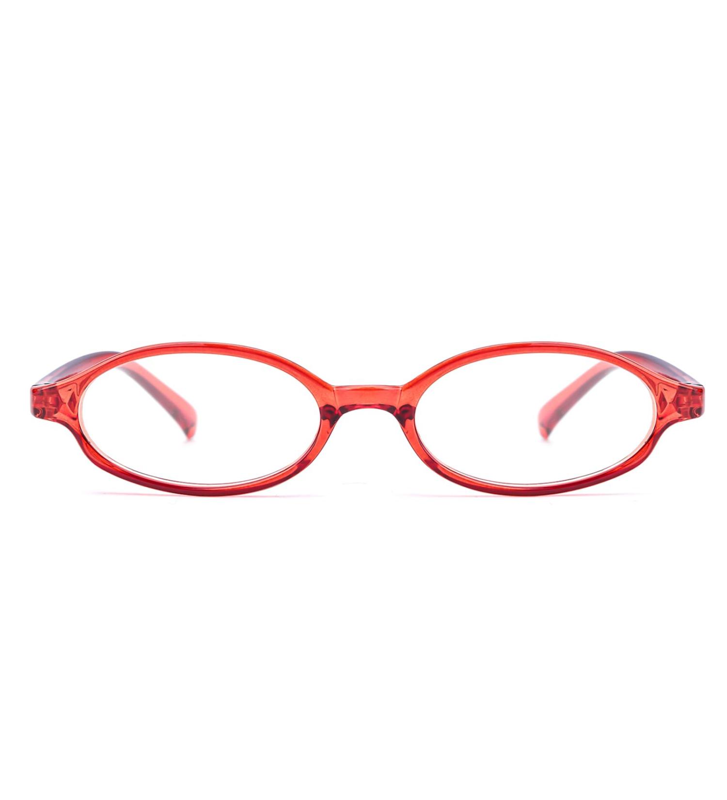 Retro Oval Fashion Glasses for Women - Y2K Style Fake Clear Blue Light Blocking Glasses | IF13140-02 | Shop Internationally - Buy Online on GoSupps.com