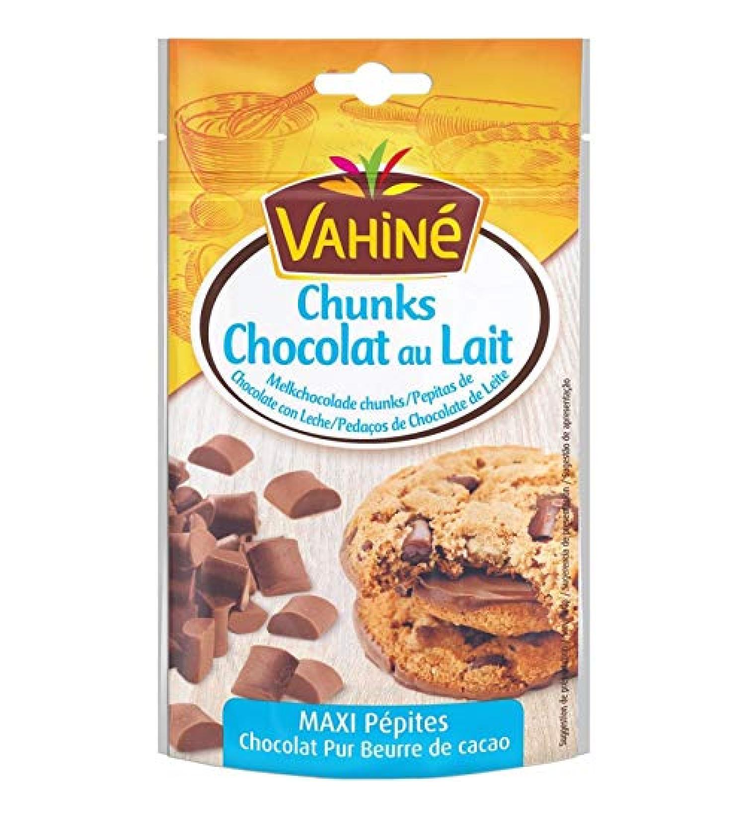 VAHINE - Milk Chocolate Chunks Bag 100G - Pack of 4 - Buy Online on GoSupps.com