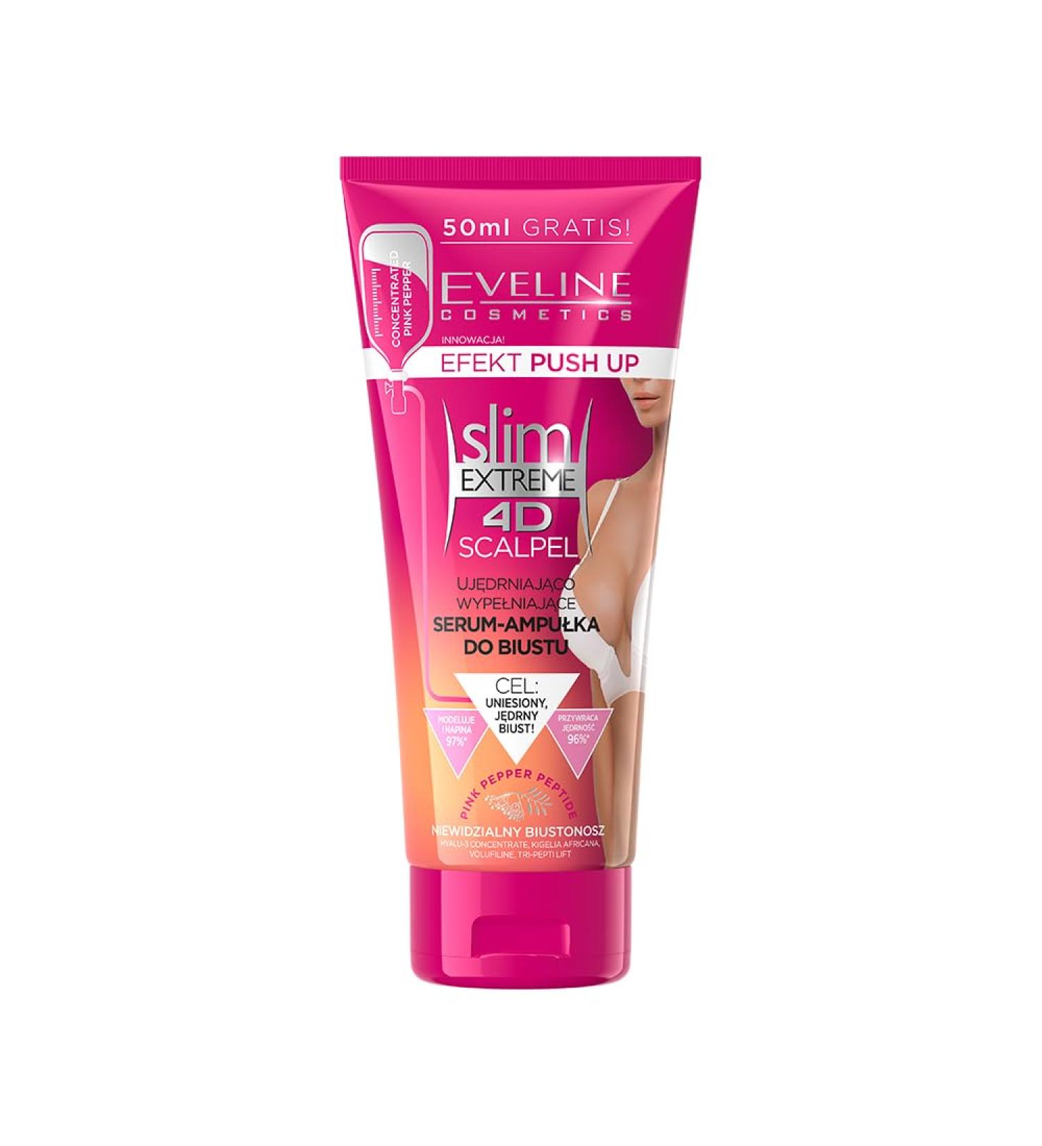 Eveline Cosmetics Slim Extreme 4D Firming & Filling Breast Serum - Enhance Firmness & Plumpness - International Shipping Available - Buy Online on GoSupps.com