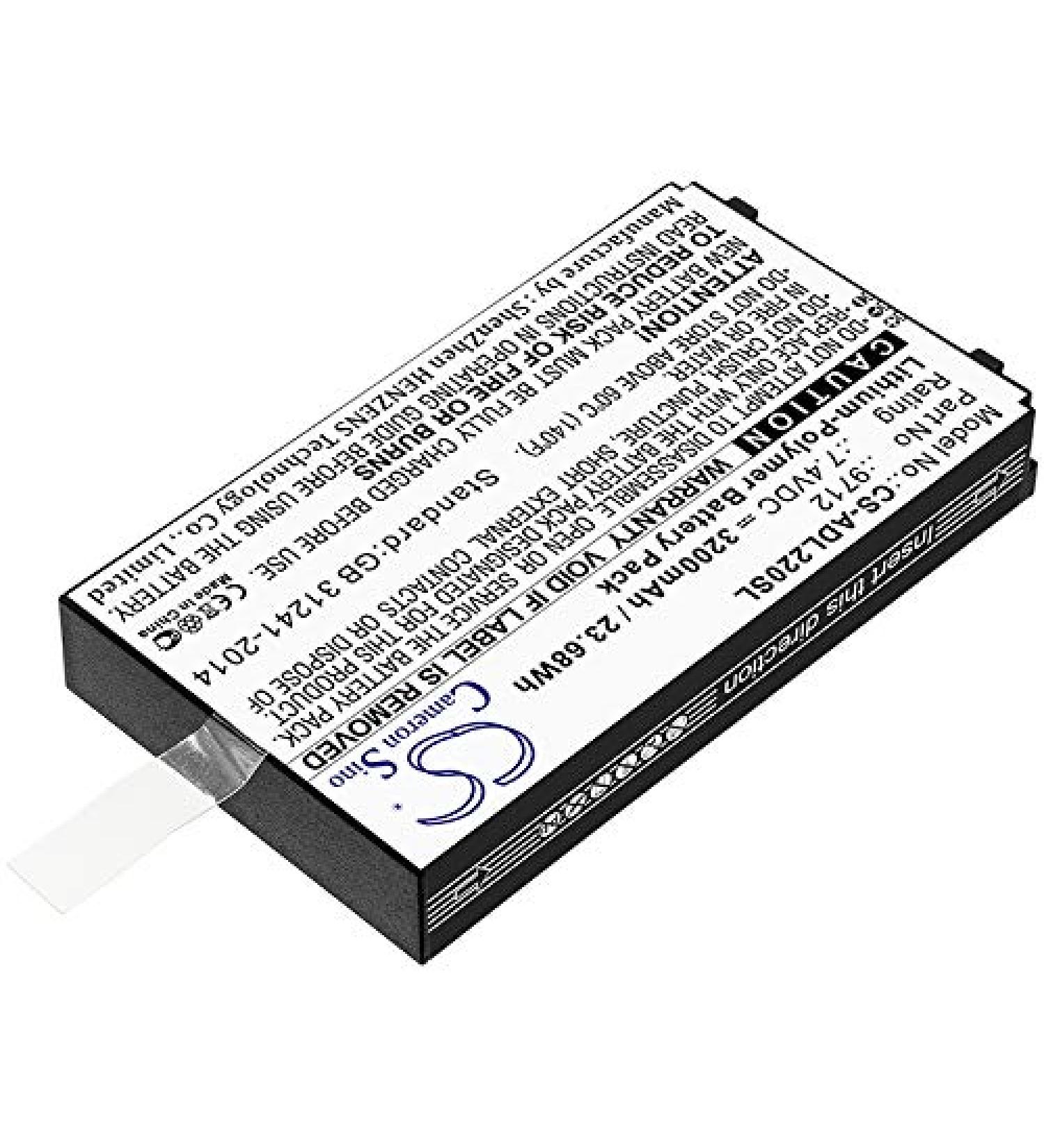 Replacement Battery for Additel ADT 222A ADT 223A ADT 672 - 3200mAh 7.4V - Compatible & International Shipping Available - Buy Online on GoSupps.com