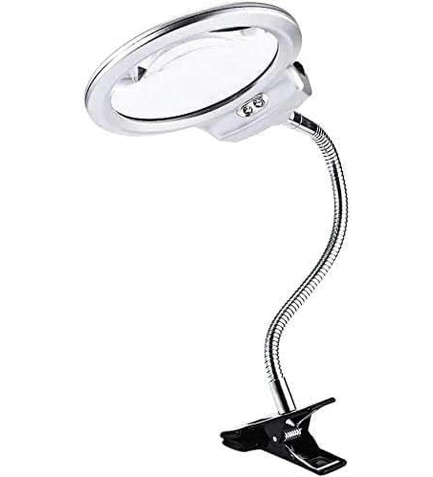 Portable Magnifier Stand 10X 20X Desktop Magnifier with LED Lens Hands Free Magnifying with Light for Reading Full of Stars - Buy Online on GoSupps.com