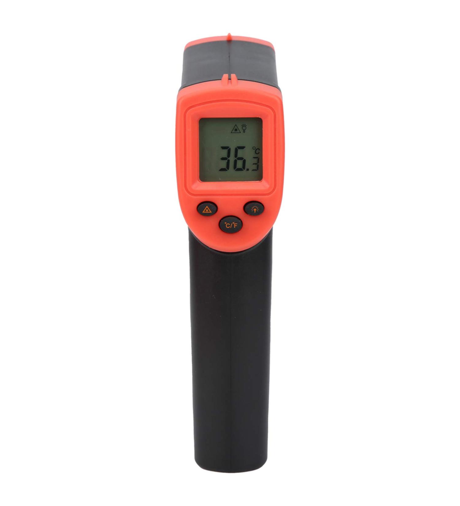 LANTRO JS HW600 Non-Contact Infrared Thermometer - LCD Digital Temperature Gun (Red) | Fast International Shipping - Buy Online on GoSupps.com