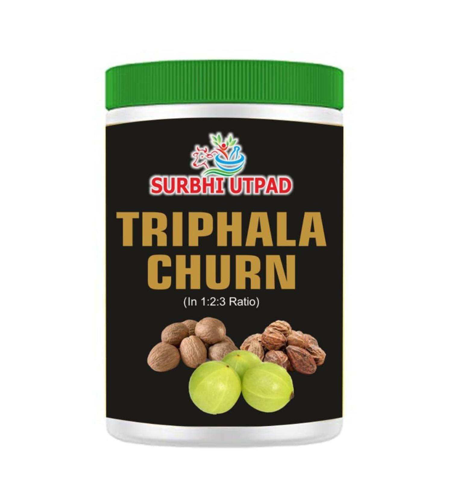 Generic Triphala Powder of Harad Baheda & Amla for Weight Loss Tea Drinking Eating Skin Face Hair Juice Pure Organic(100 Gram) Churna Relieve Constipation -200 gm - Buy Online on GoSupps.com