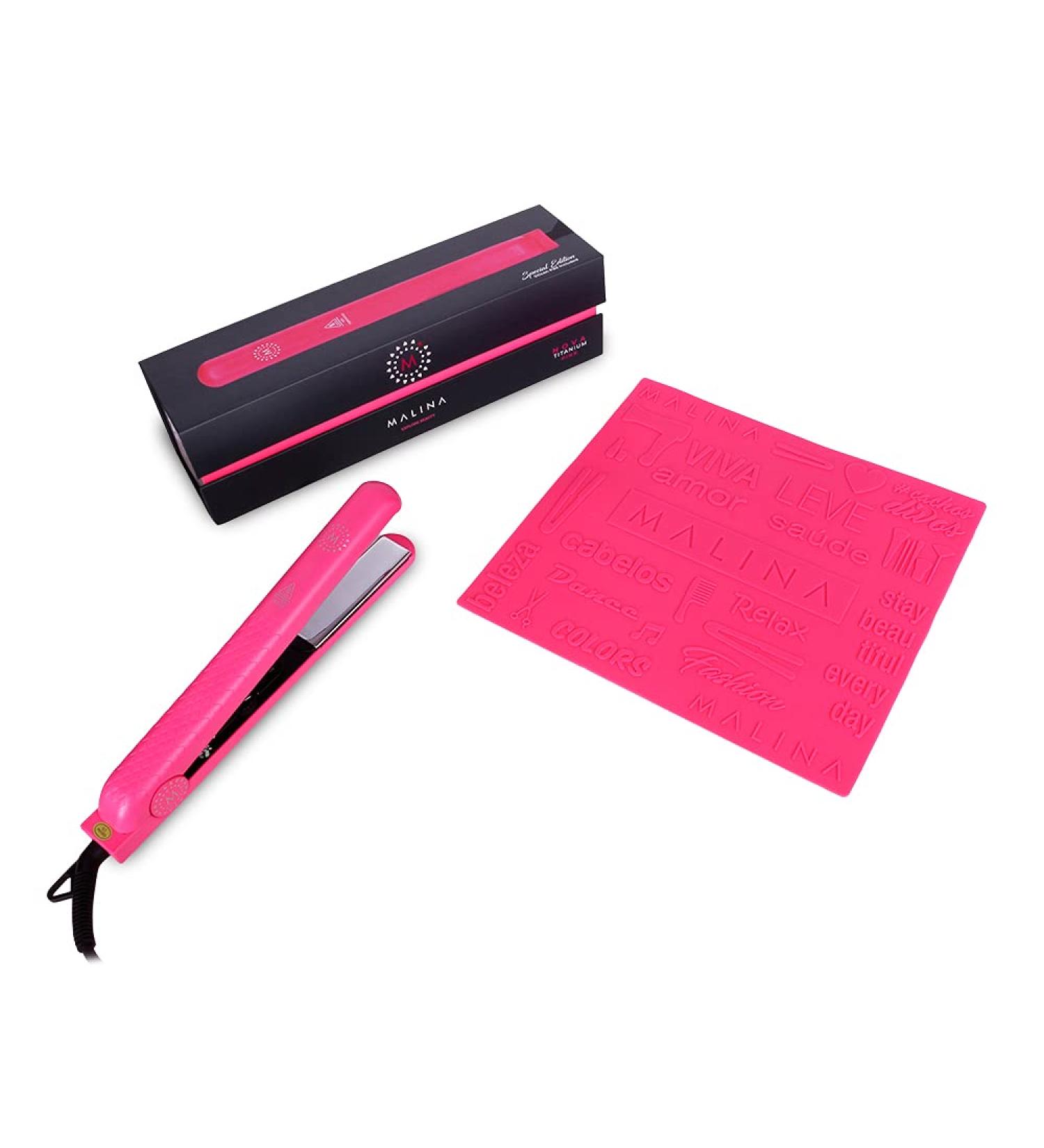 Malina Titanium Nova Hair Straightener (Pink) - Premium Quality Fast Shipping Worldwide - Buy Online on GoSupps.com
