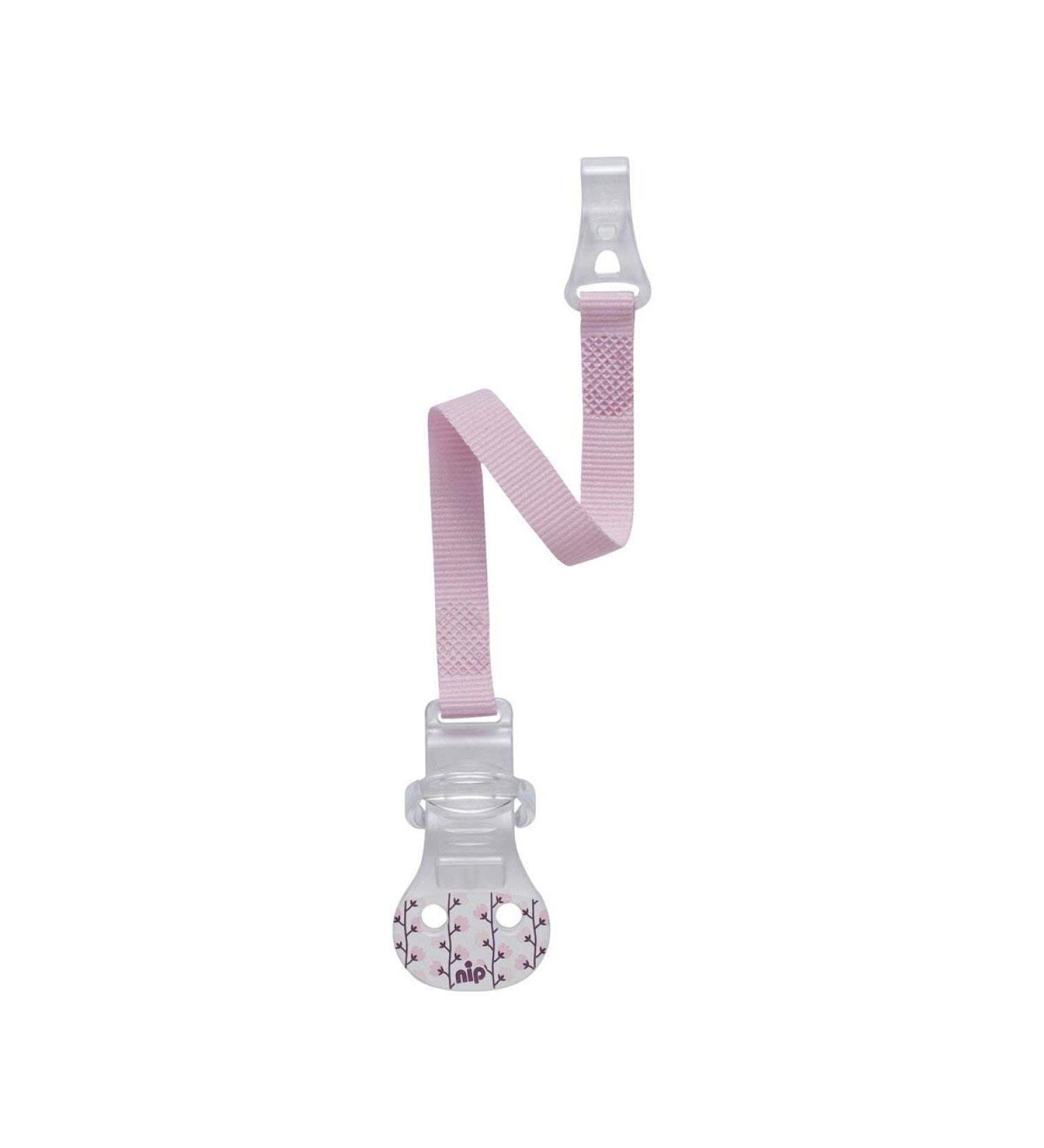 Nip pacifier tape with hook girl flowers