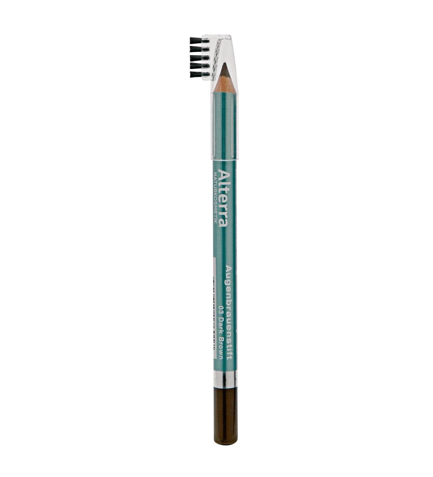 Alterra Eyebrow Pencil brown 3 - Dark Brown 1 piece