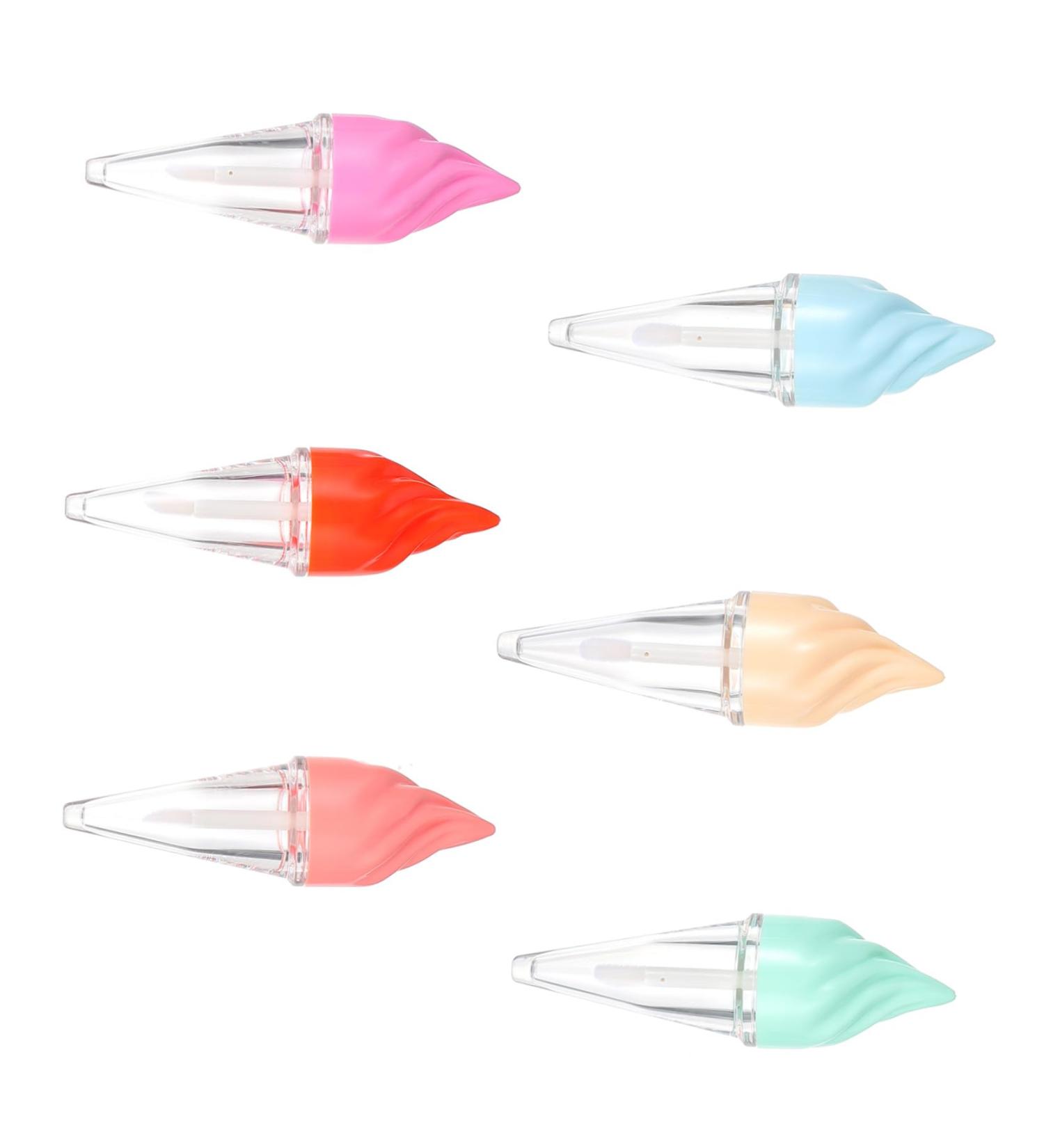 Gatuida Lot de 6 Tubes de Gloss L vres Diy Petit Format Flacons en Plastique Rechargeable Porte-gloss Portable pour D butants et Usage Quotidien pour Voyages et Couleur Al atoire - Buy Online on GoSupps.com