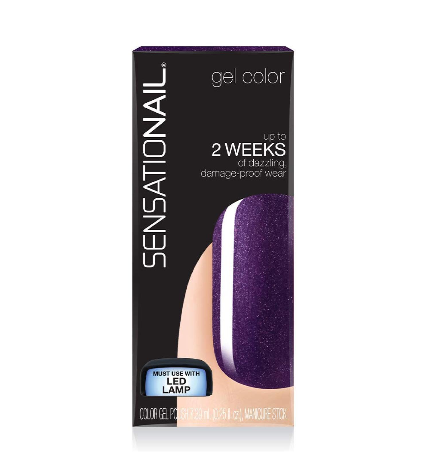 Sensationail Purple Orchid Gel Polish - Long-Lasting Color - 71597 - Buy Online on GoSupps.com