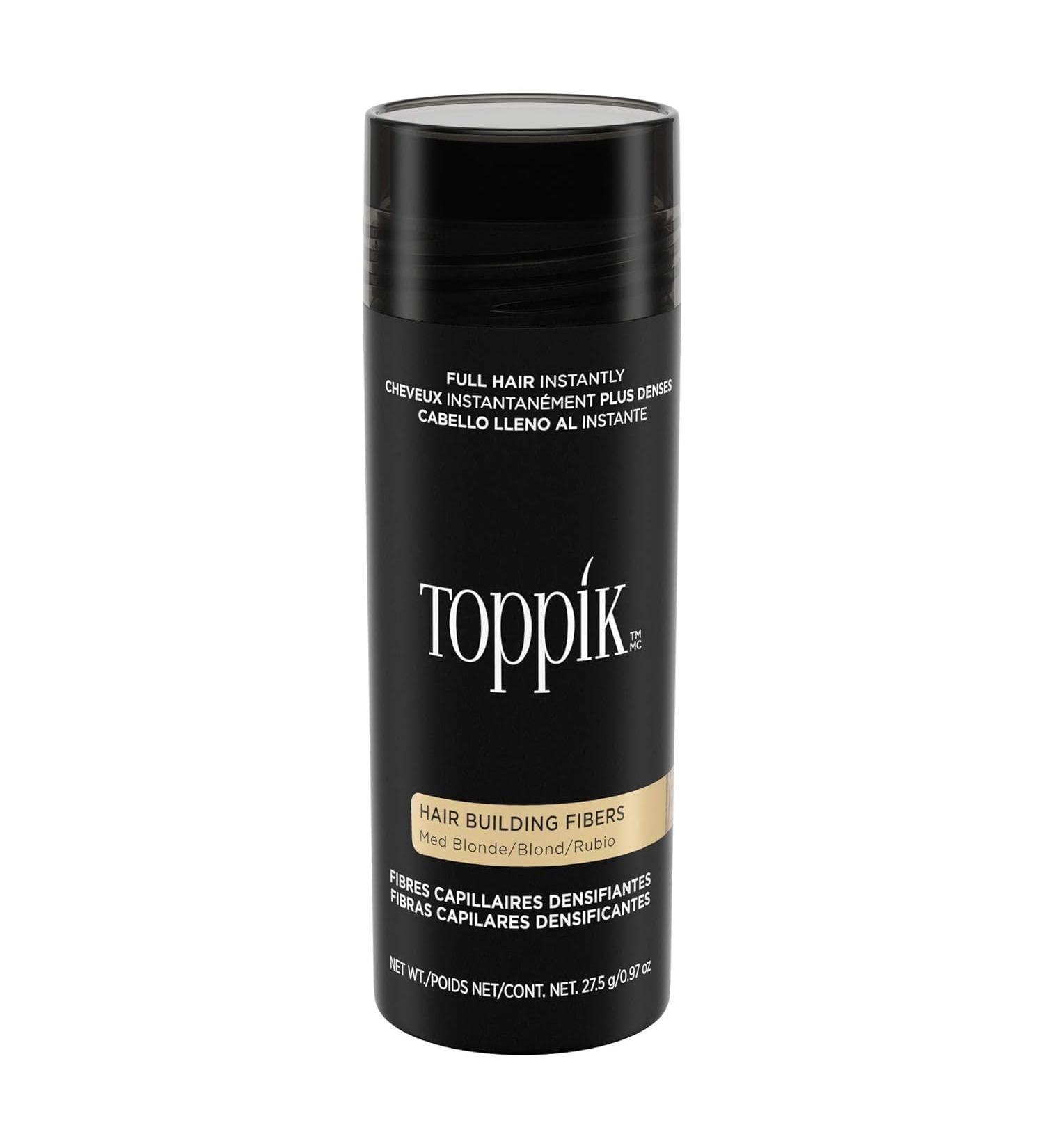 TOPPIK Hair Building Fibers Medium Blonde 1 pack (1 x 27.5g) Medium Blonde 27.5 g (1 pack)