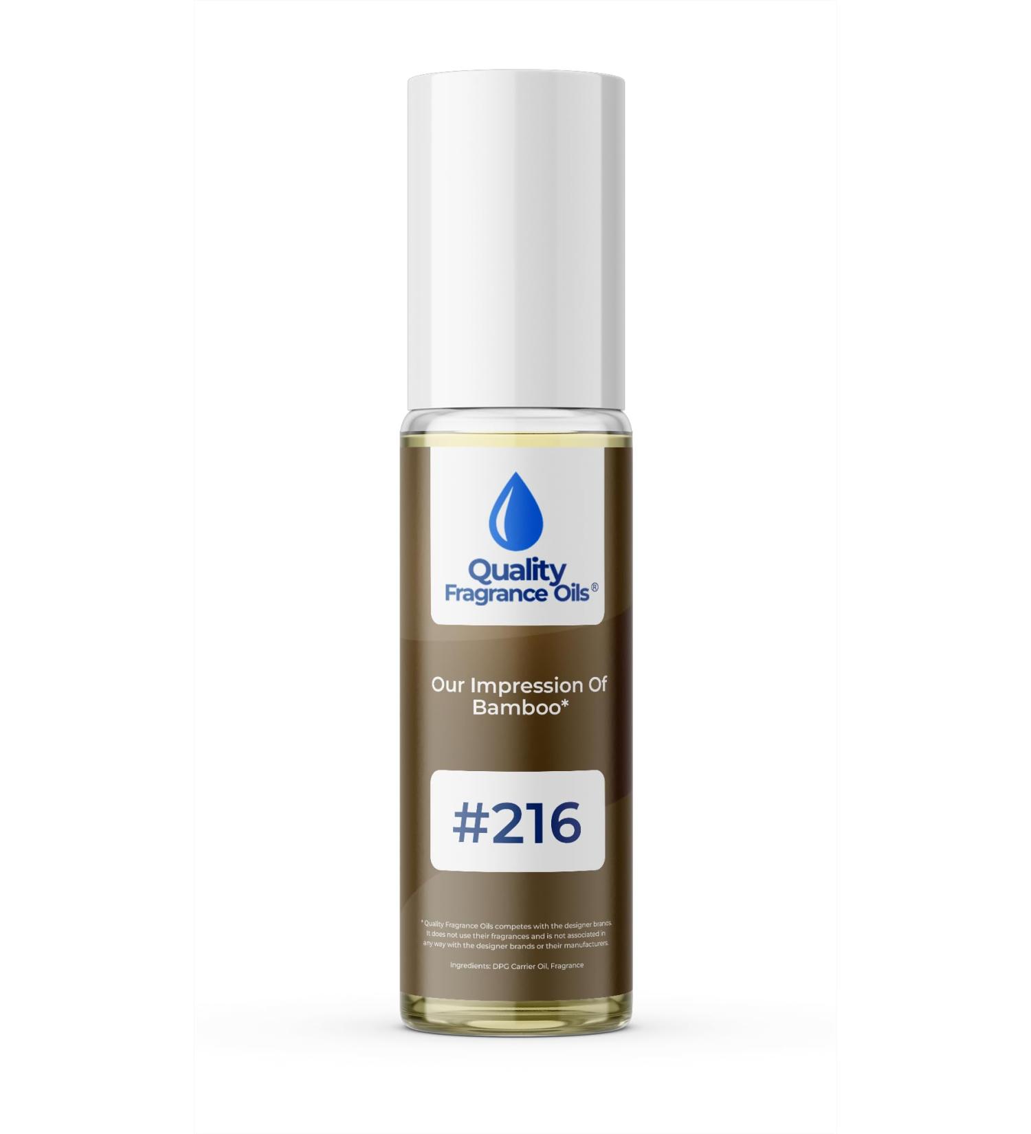 Quality Fragrance Oils' Impression #216 Inspired by Bamboo for Women (10ml Roll On) Bamboo for Women Impression #216 0.34 Fl Oz (Pack of 1) - Buy Online on GoSupps.com