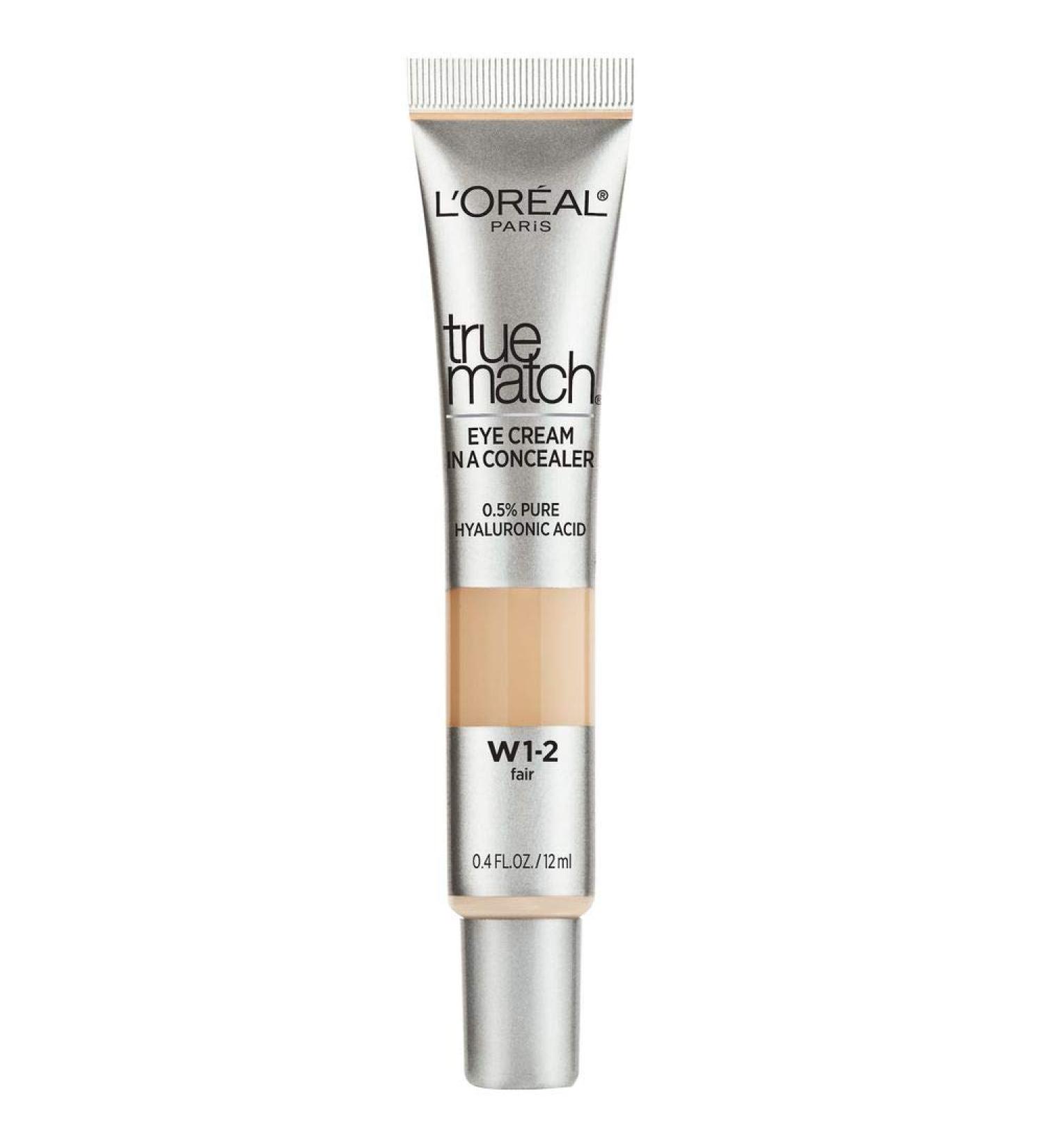 Buy L Or al Paris True Match Eye Cream Concealer - 0.5% Hyaluronic Acid Fair W1-2 - International Shipping Available - Buy Online on GoSupps.com