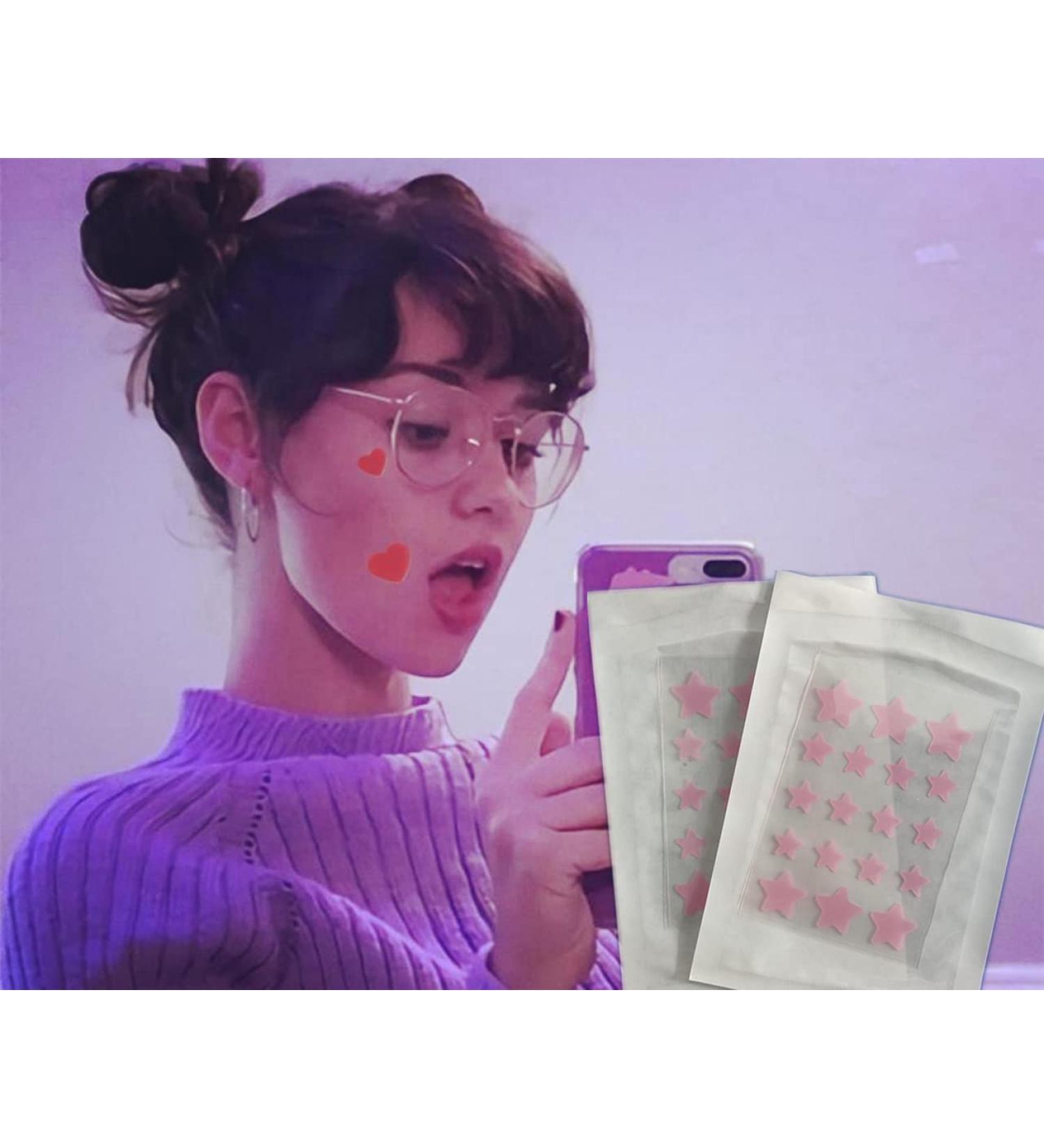 Shop Cute Star Acne Patches - Hydrocolloid Pimple Dots for Blemish Control | 36pc Pack - Fashionable Skin Care Treatment - Buy Online on GoSupps.com
