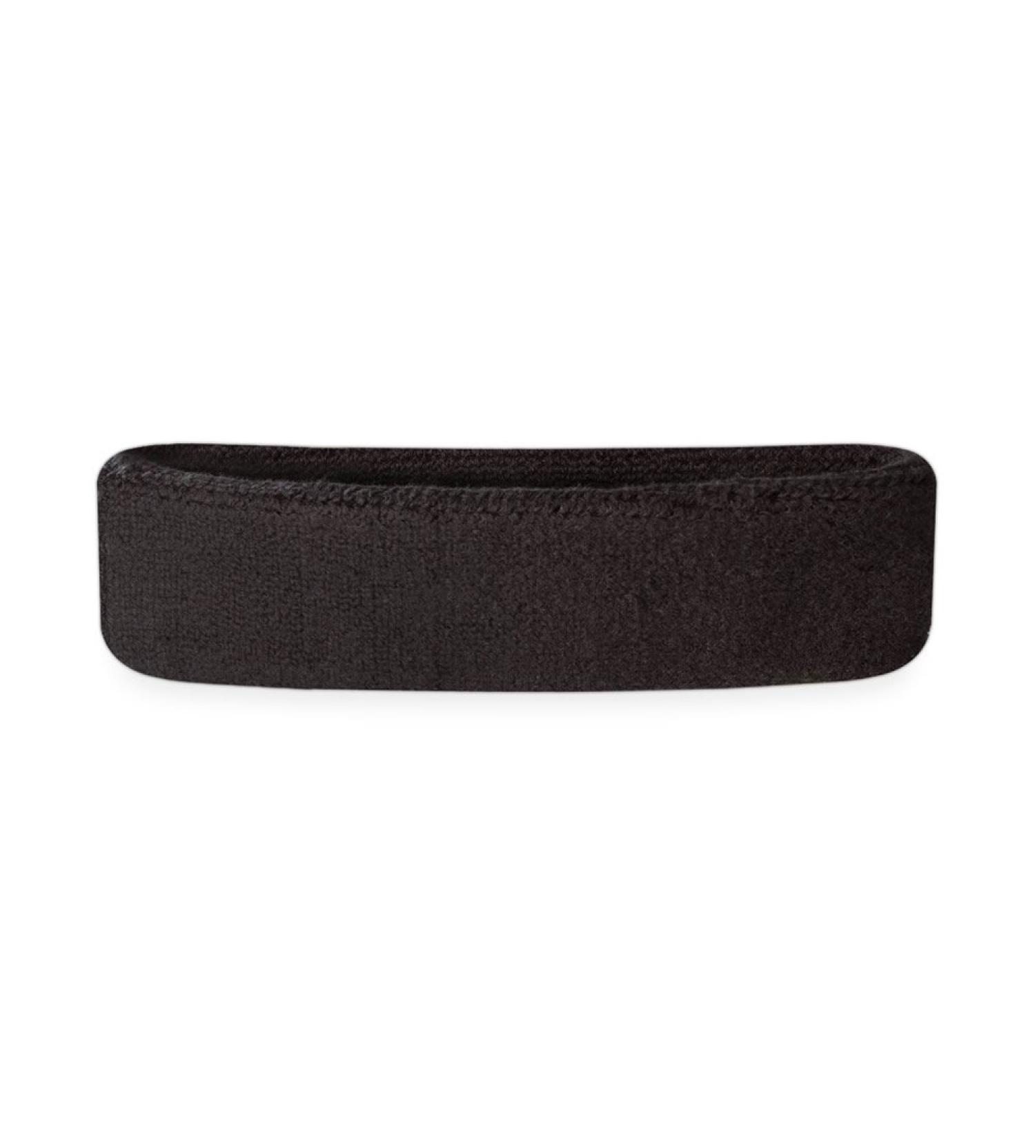 Suddora Kids Headband - Soft Terry Cloth Sports Head Sweatband for Youth Basketball, Soccer and More Black