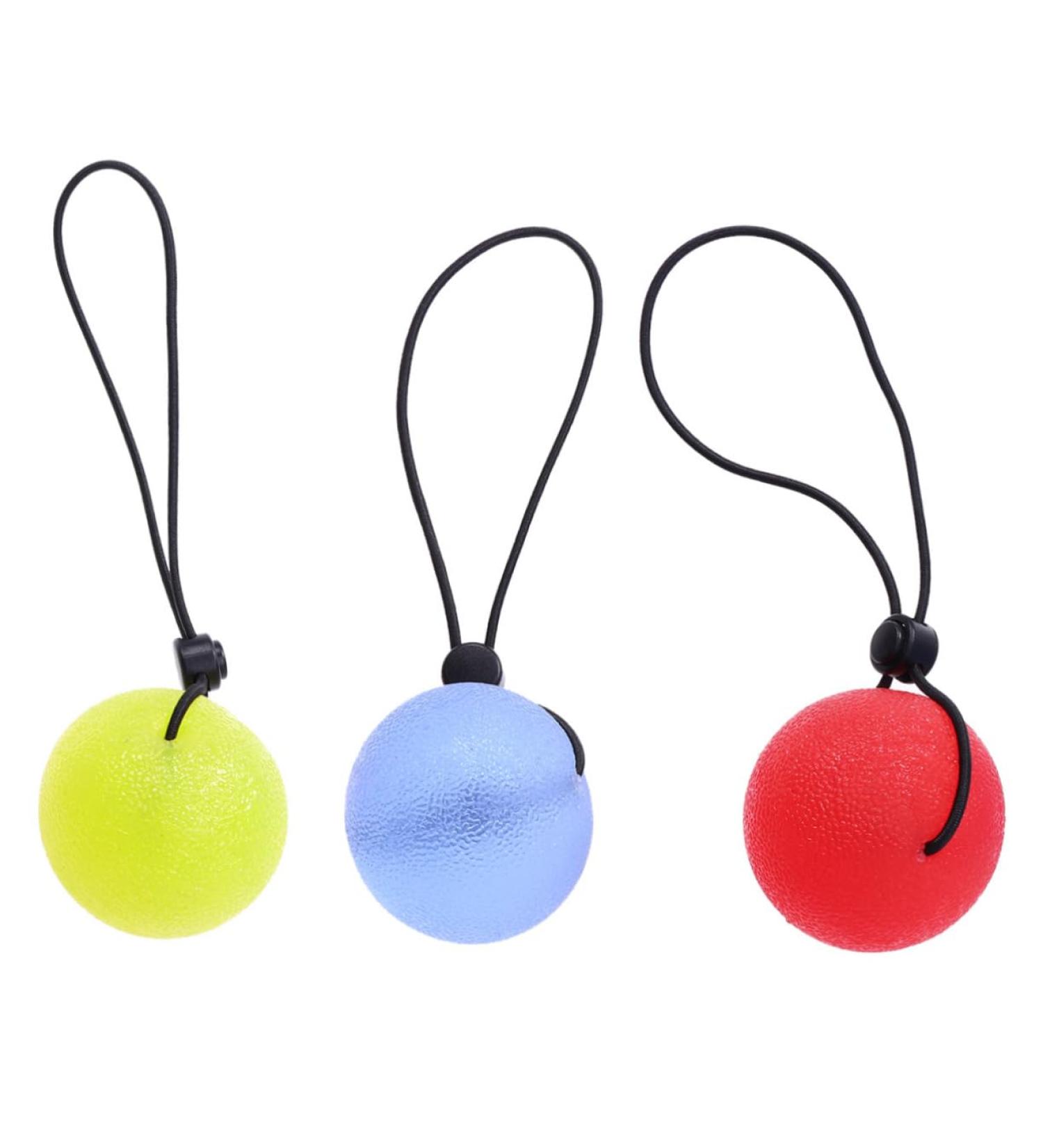 Beaupretty 3 PC Strengthening Stress Balls - Hand Muscle Trainer & Finger Exercises - Fitness Grip Therapy Equipment - Buy Online on GoSupps.com