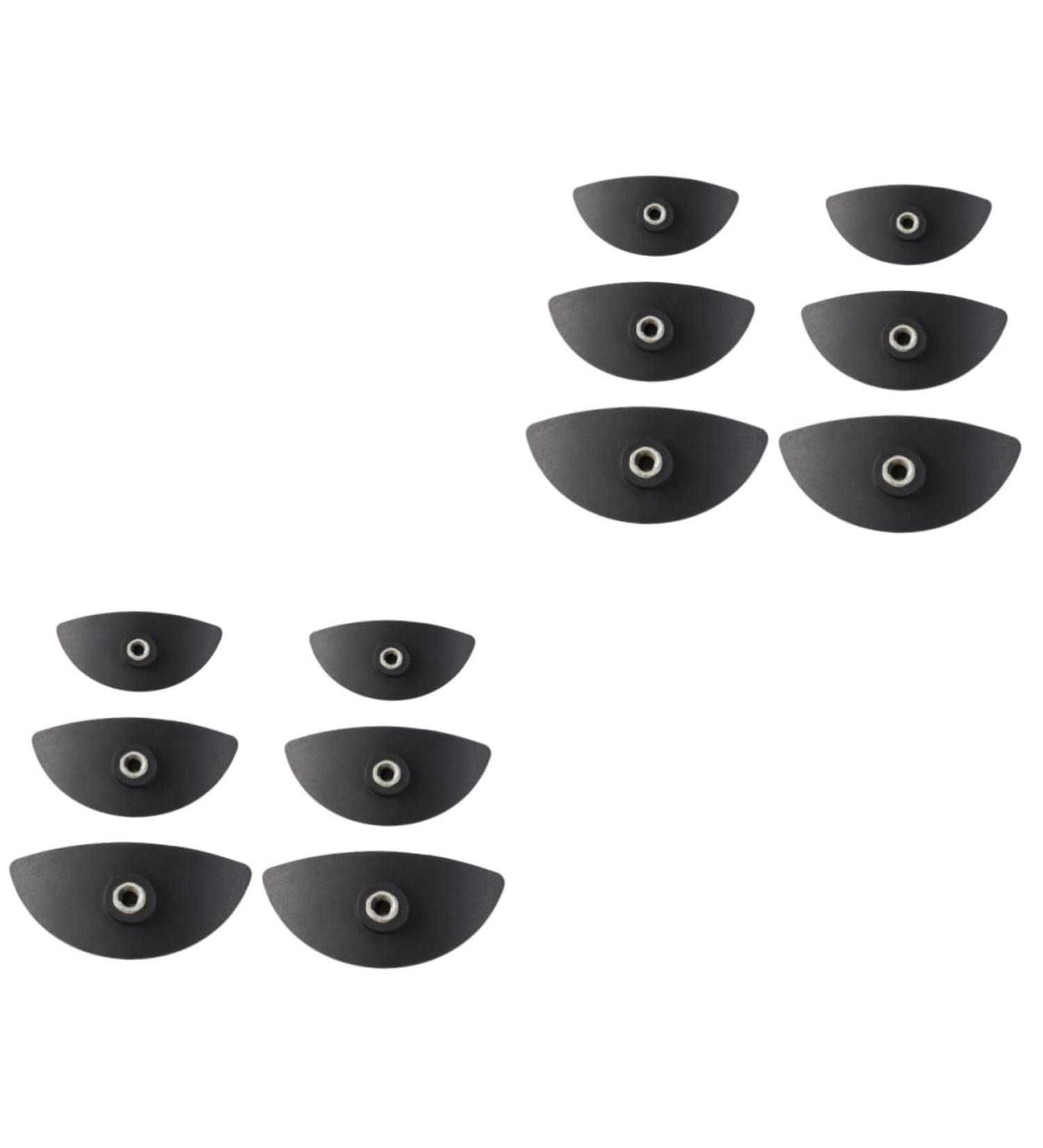NOLITOY 12 Pcs Eyeshadow Eye Shadow Applicator Silicon Eye Shadow Stamp Eye Shadow Seal Tool The Lazy Crease 5*2.5cmx2pcs Blackx2pcs - Buy Online on GoSupps.com