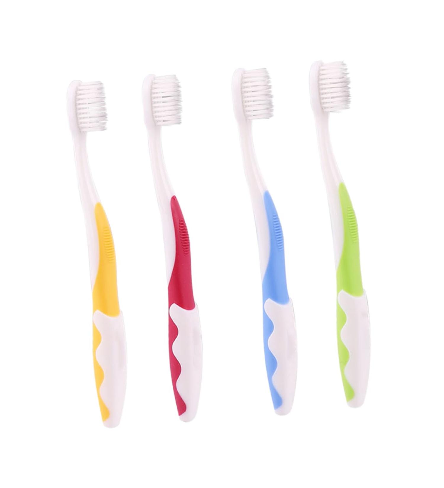 Minkissy 4-Pack Anti-Slip Children's Toothbrushes | Baby Oral Care Tools - Bristle Toothbrushes for Kids - Buy Online on GoSupps.com