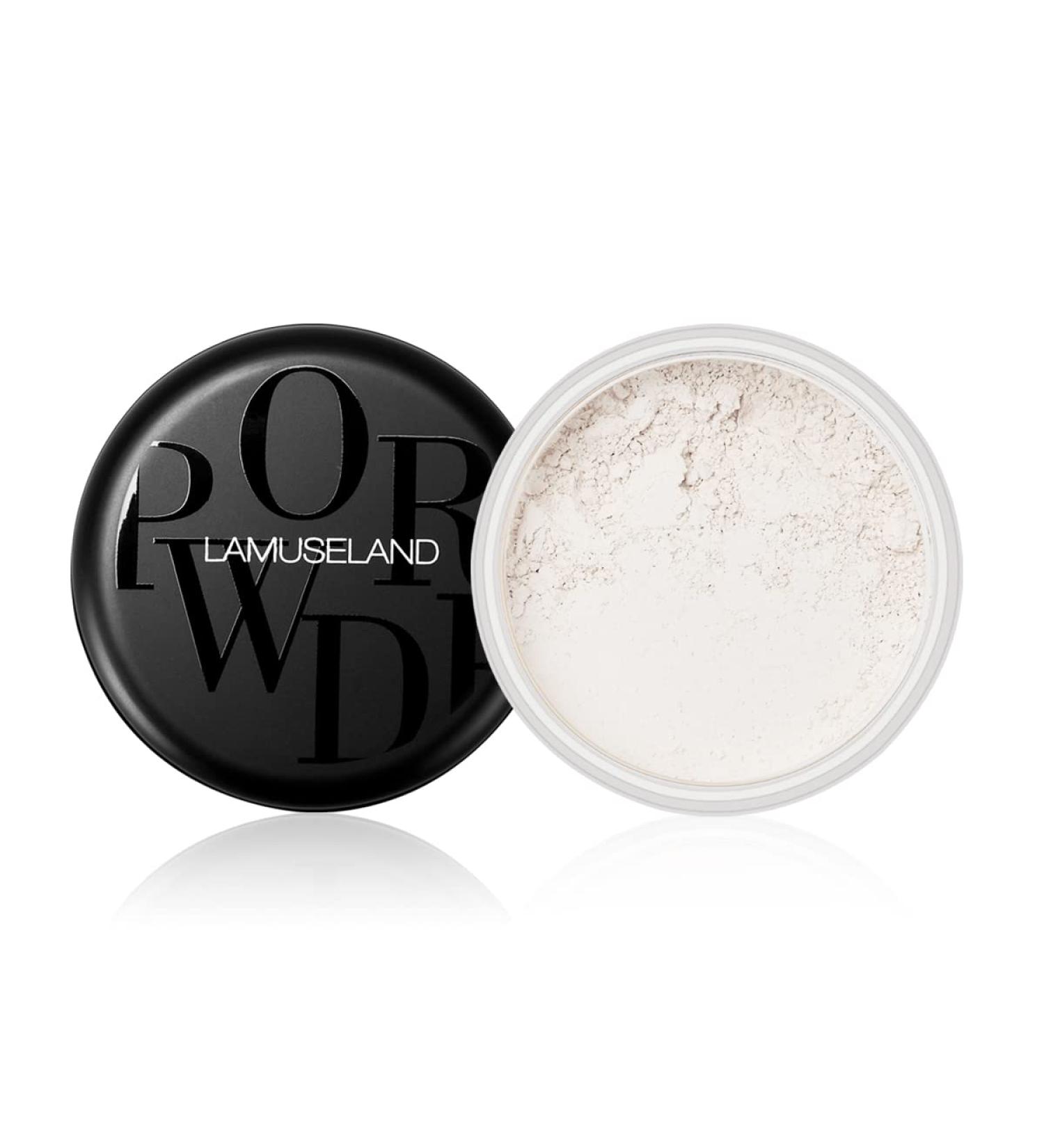 LAMUSELAND Loose Setting Powder - Oil Control & Brightening Face Makeup for Women & Girls - Whitening Highlighting Powder (01 - Buy Online on GoSupps.com