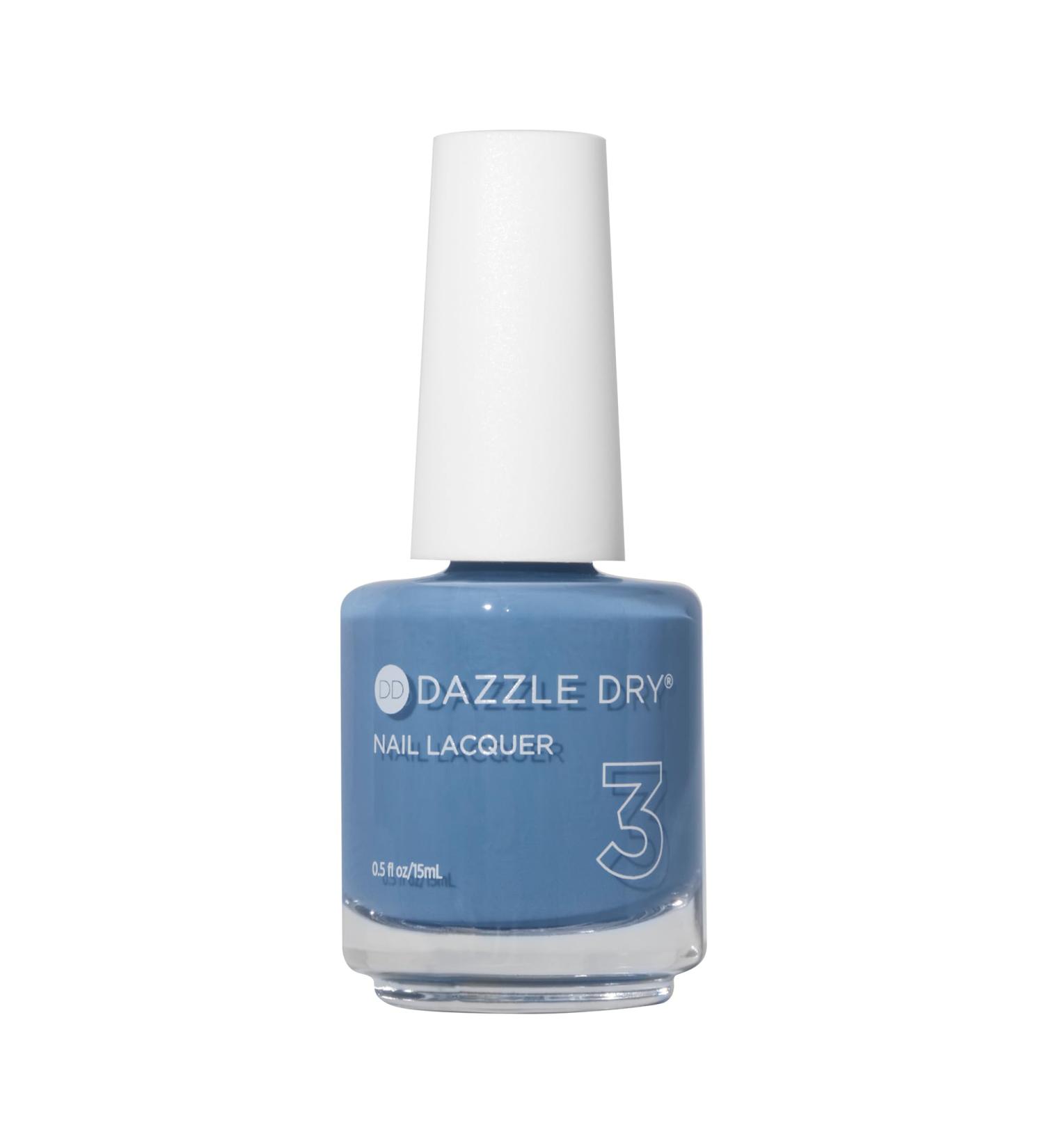 Dazzle Dry Nail Lacquer Varsity Blues - Muted Light Denim Full Coverage Cream (0.5 fl oz) - International Shipping Available - Buy Online on GoSupps.com
