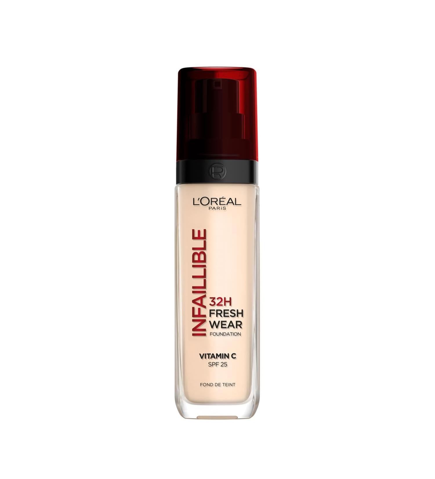 L'Or al Paris - Infallible Fluid Foundation 32h Fresh Wear - All Skin Types - Shade: Natural (10) - 30 ml - Buy Online on GoSupps.com
