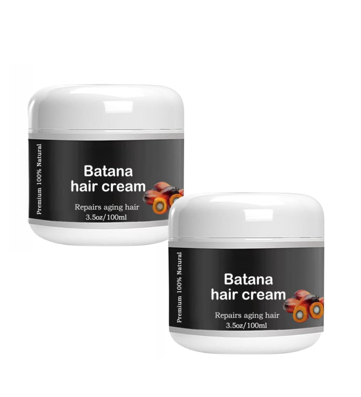 Batana Oil Hair Cream Organic Batana Oil Natural Healthy Hair Batana Oil Promotes Women's Hair Health Improves Hair and Skin Shine Restores - Buy Online on GoSupps.com