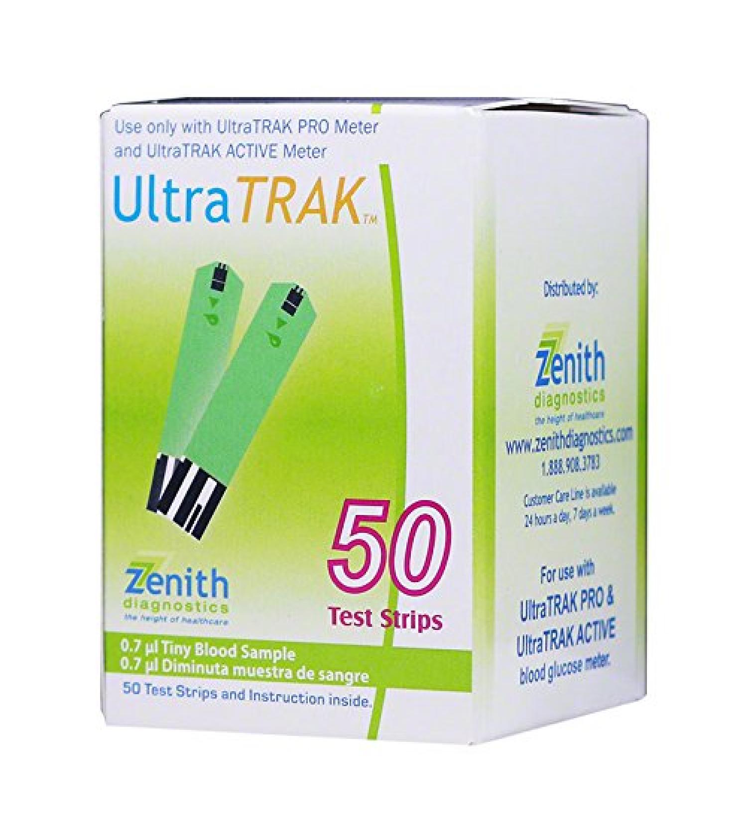 Ultra Trak Pro Blood Glucose Test Strips