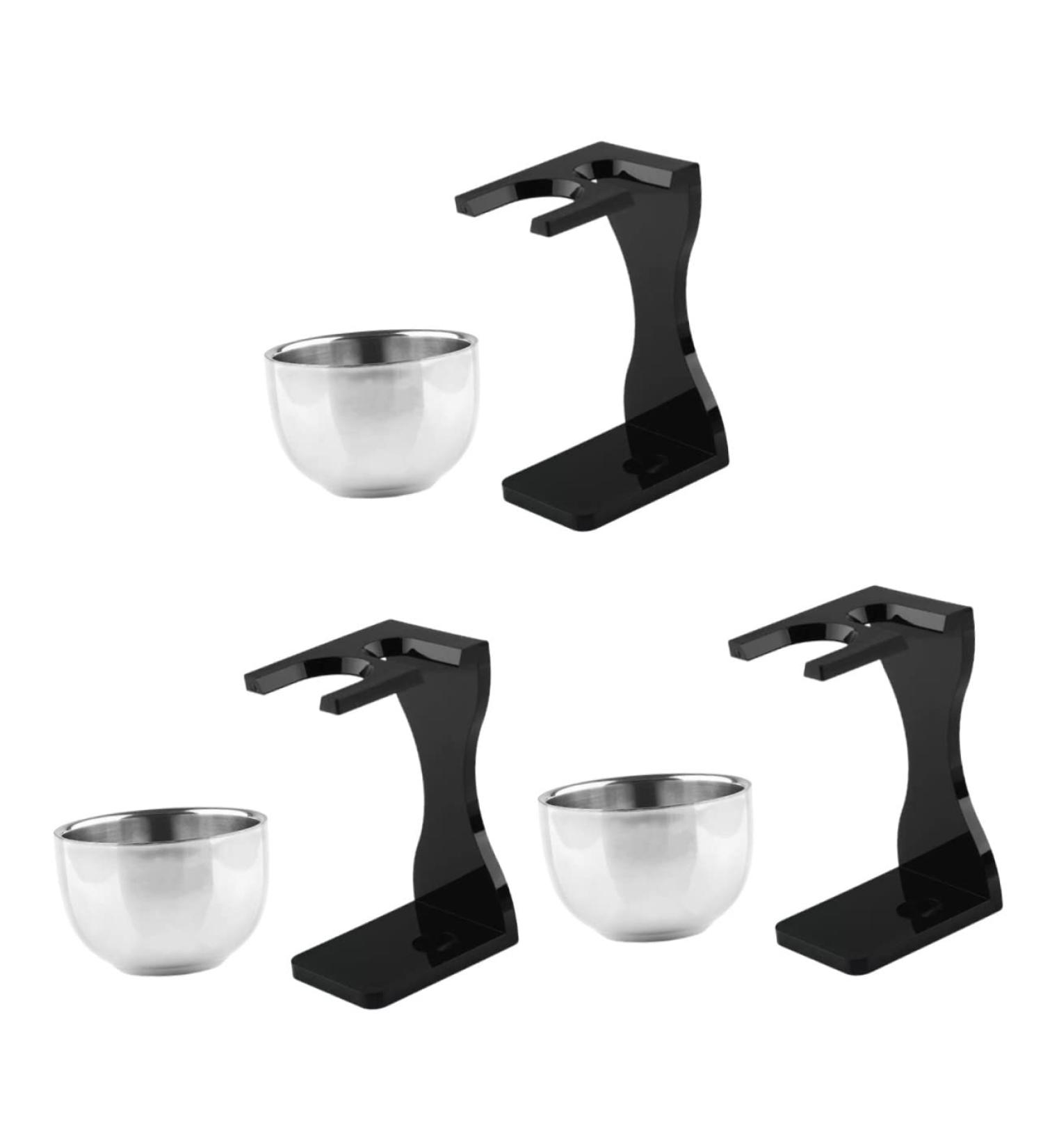 Frcolor 3-Piece Razor Gift Set - Complete Shaving Kit with Stand Bowl and Cream for Men | Stainless Steel Grooming Essentials - Perfect for Friends & Gifts - Buy Online on GoSupps.com