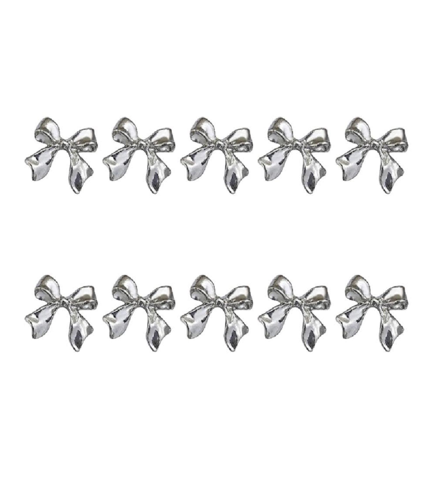 Metal Nail Art Studs 3D Metal Nail Art Jewelry Decorations Bows Rabbits Moon Multi-Shapes Nail Decoration Accessories Nail Art Jewels - Buy Online on GoSupps.com
