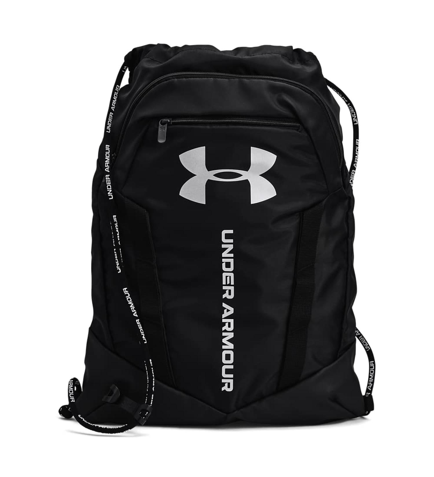 Under Armour Adult Undeniable Sackpack - Black/Metallic Silver - One Size - Buy Online on GoSupps.com