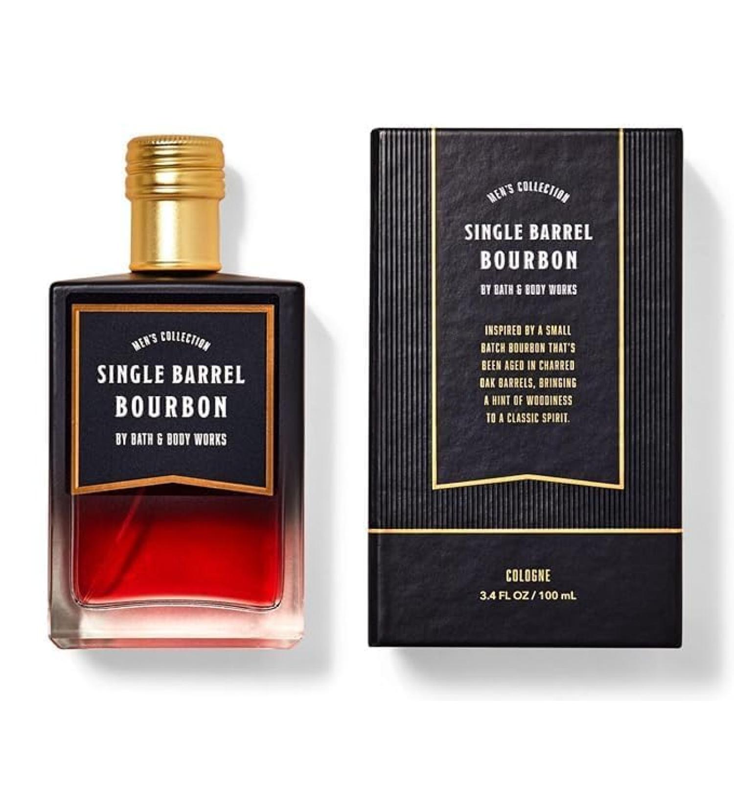 Bath and Body Men's Cologne Spray SINGLE BARREL BOURBON 3.4 oz 100ml.