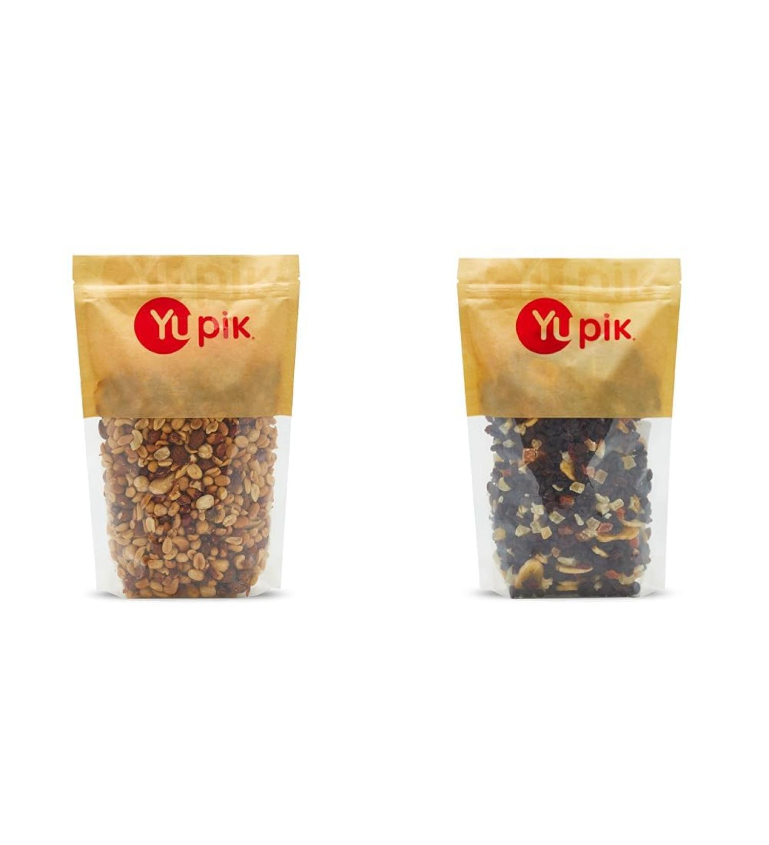 Yupik Salted Mix Nuts Peanuts Almonds Brazil Nuts & Cashews 1Kg & Fruit Blast Mix (No Sulphite) 1Kg Salted+ Pineapple 1 kg (Pack of 1) - Buy Online on GoSupps.com