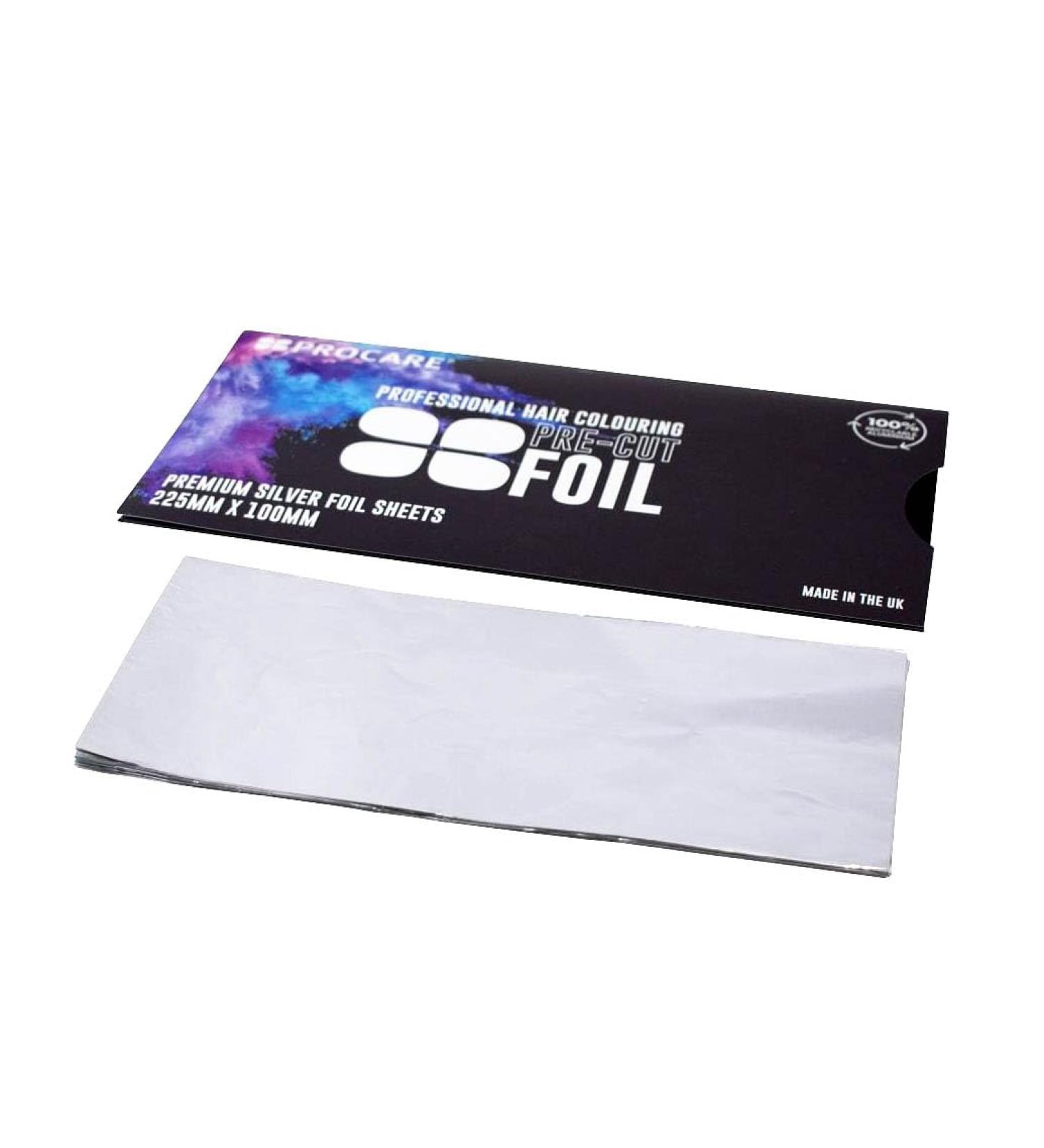 Procare Premium Hair Foil Strips For Highlighting & Conditioning - 225mm x 100mm - by Pro Care