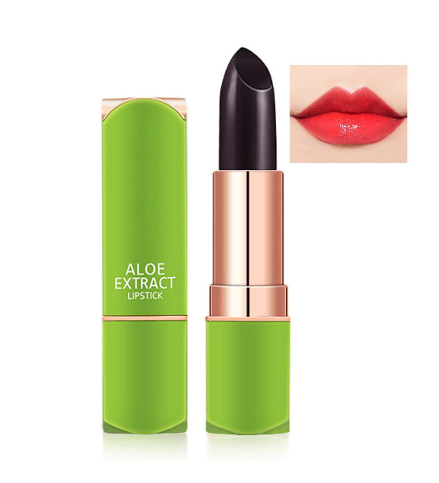 Color Changing Lipstick - Aloe Infused Waterproof Tinted Lip Balm for Long Lasting Moisturizing Care - pH Temperature Change Magic Mood Lipstick for Women - Buy Online on GoSupps.com
