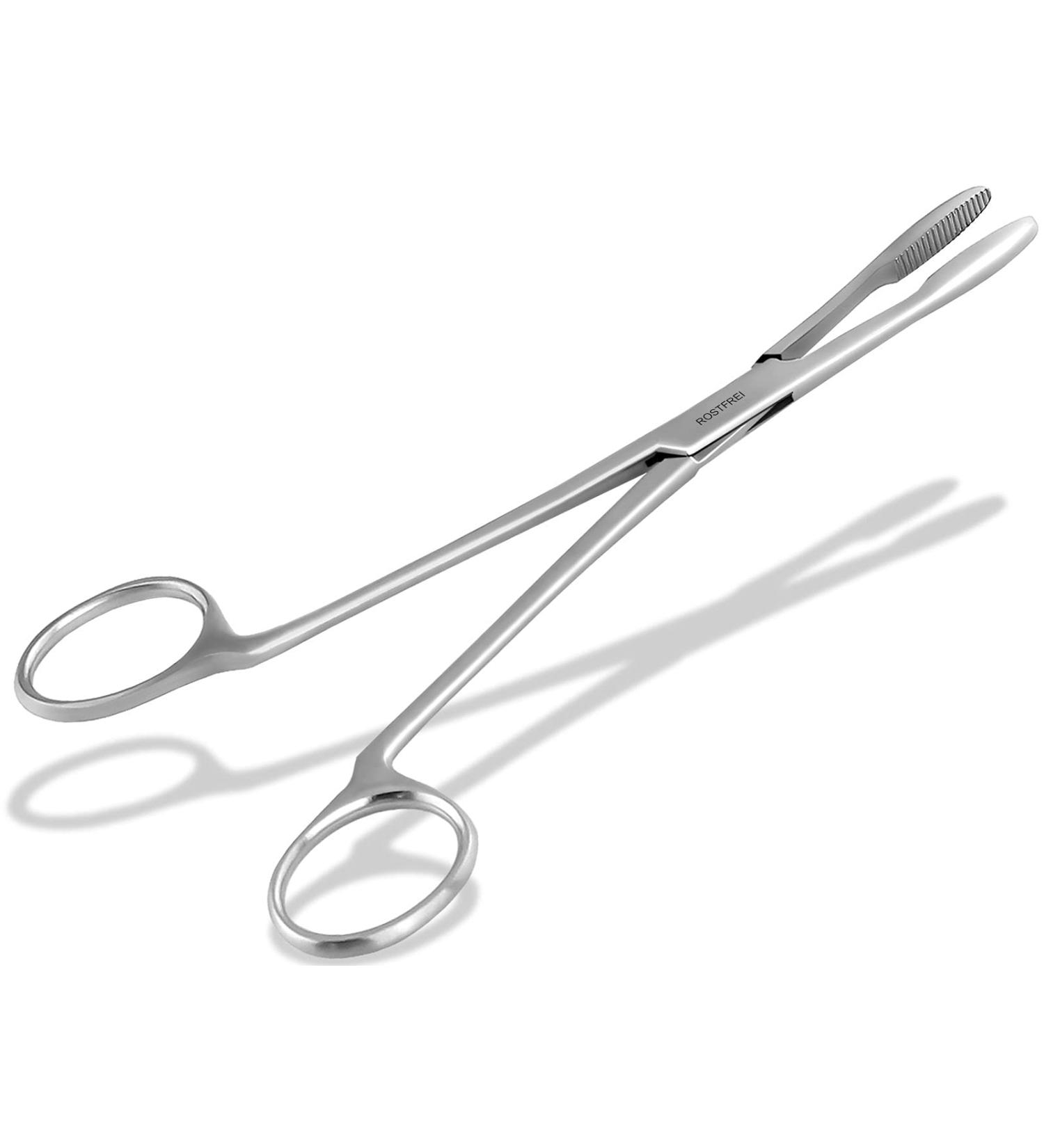 Professional Stainless Steel Dog Ear Hair Pliers - 18 cm Instrument RW Plug-in Tongs for Animal Hair Removal - Buy Online on GoSupps.com