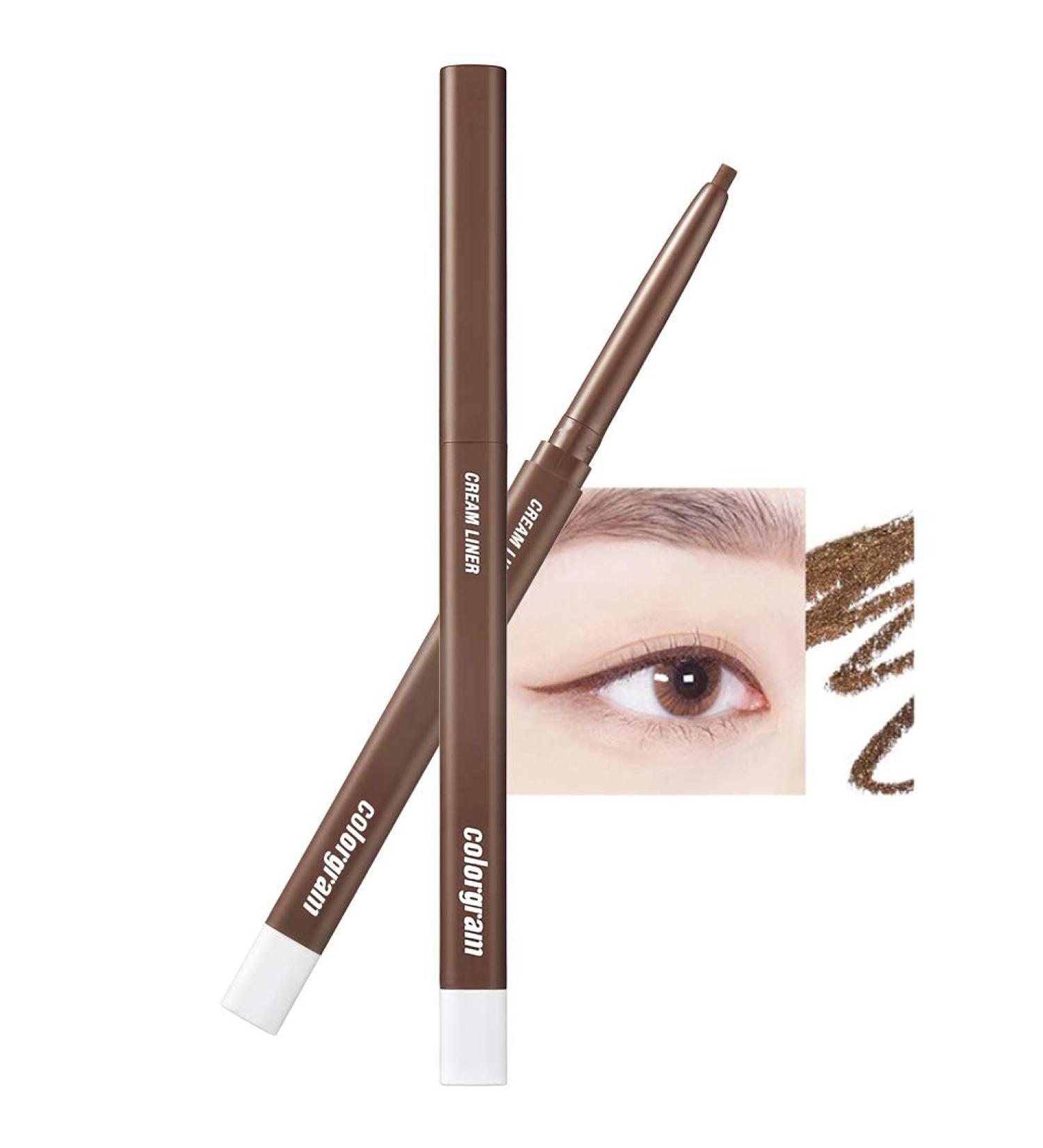 COLORGRAM Cream Liner - 08 Creamy Brown | Ultra Pigmented, Long Lasting Eyeliner - Buy Online on GoSupps.com