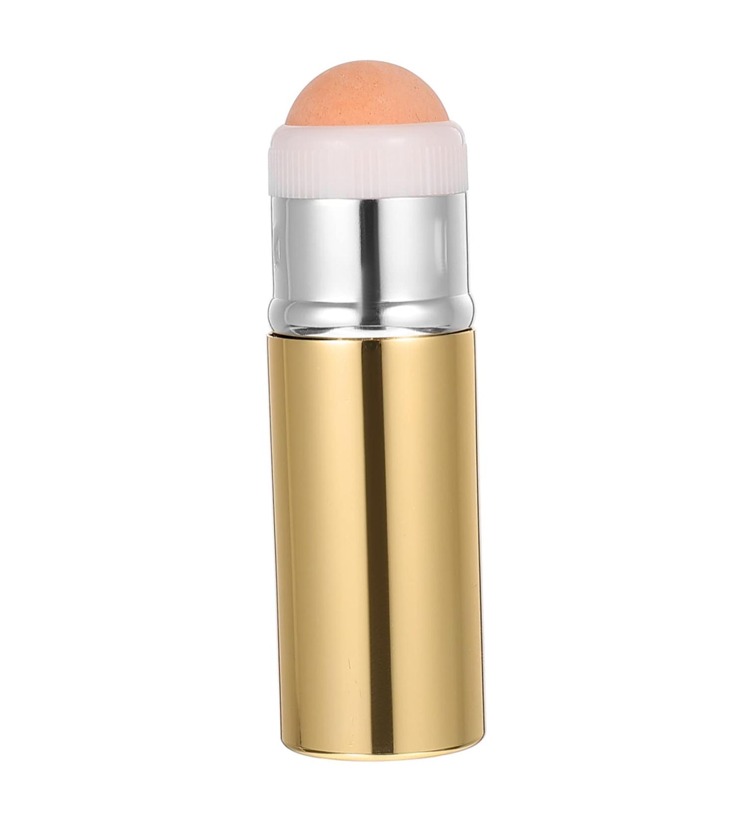 POPETPOP Massaging Tools Volcanic Stone Oil-absorbing Ball Facial Massager Oil Control Face Roller Facial Volcanic Roller medium Golden - Buy Online on GoSupps.com