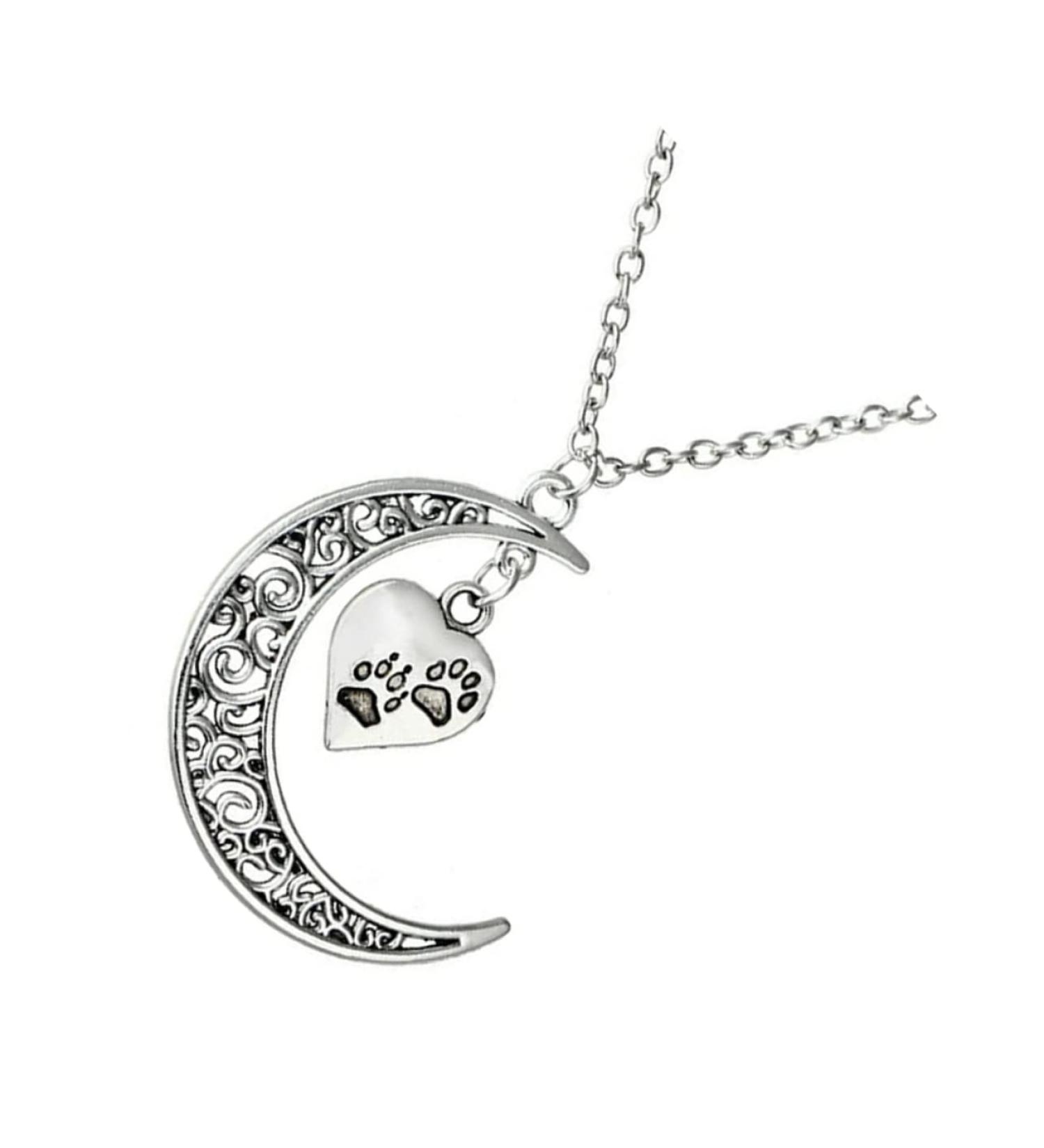 CALLARON Moon Peach Heart Necklace Necklaces Love Heart Necklace Women Necklace Fine - Buy Online on GoSupps.com