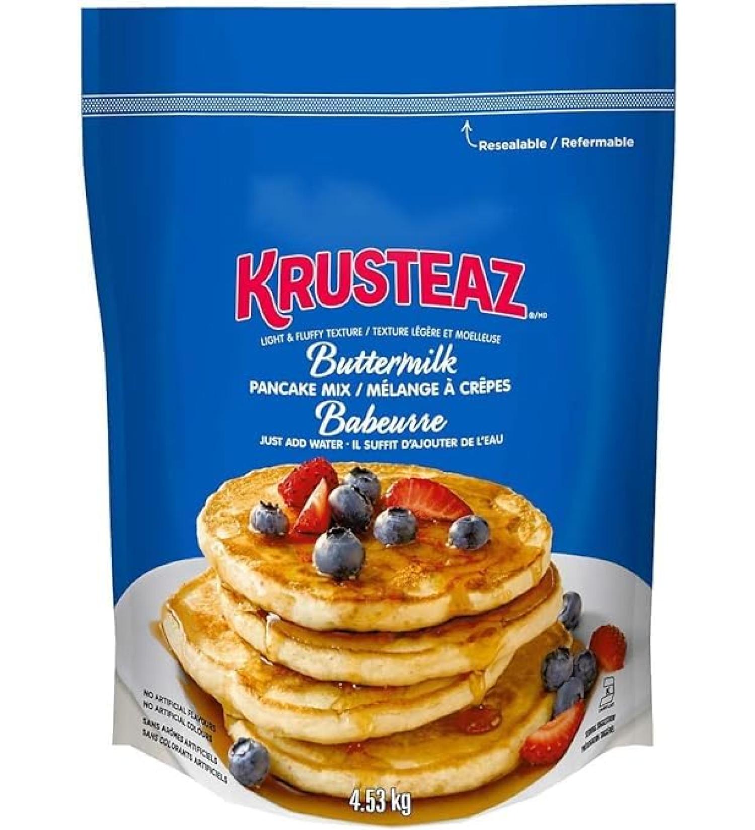 KRUSTEAZ Buttermilk Pancake Waffle Mix 4.53KG Just Add Water Non-GMO - Buy Online on GoSupps.com
