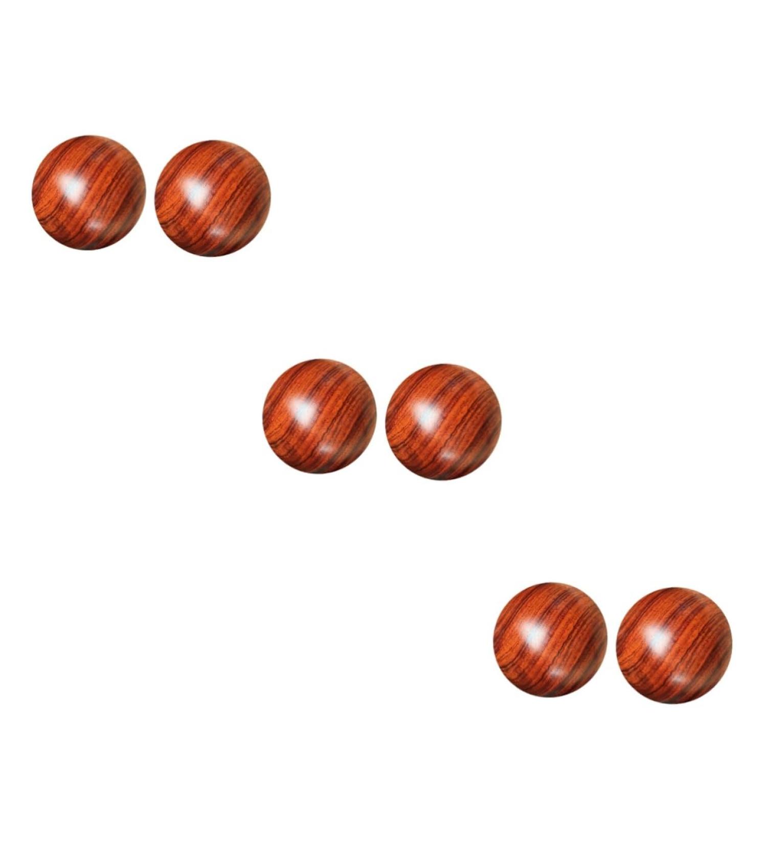 Gleavi 6 STK Solid Wood Massage Balls for Plantar Fasciitis - Foot & Muscle Relief Massage Device - Buy Online on GoSupps.com