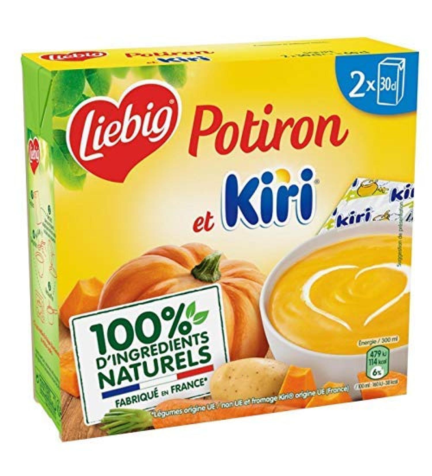 LIEBIG - Sweet Pleasure Pumpkin With Kiri Bricks 600Ml - Pack Of 2 - best offer
