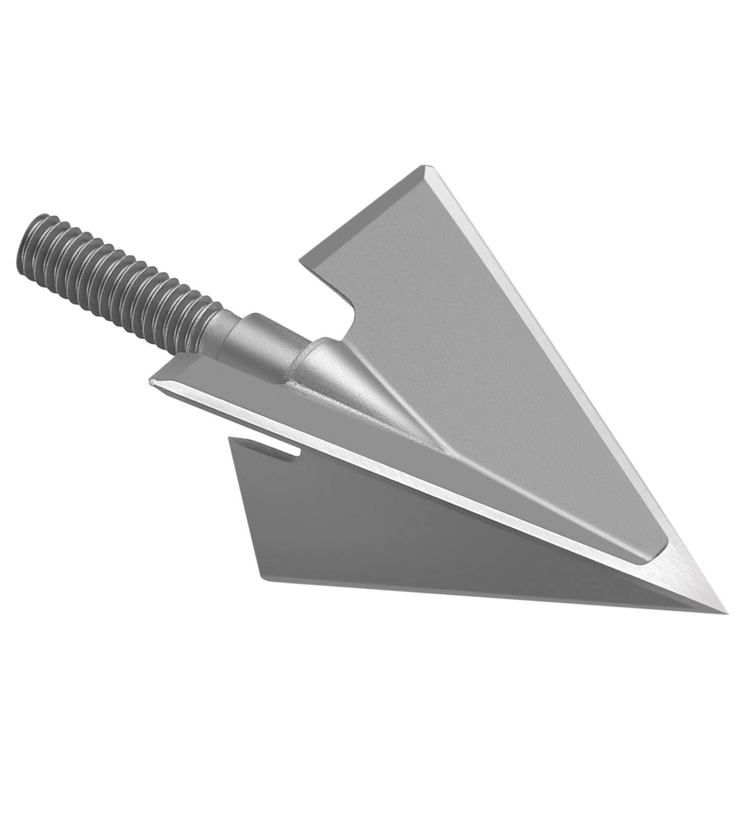 DEEPOWER Broadheads 100 125 Grain 6 Pack | Solid 3 Blades Fixed Archery Broadheads - Buy Online on GoSupps.com