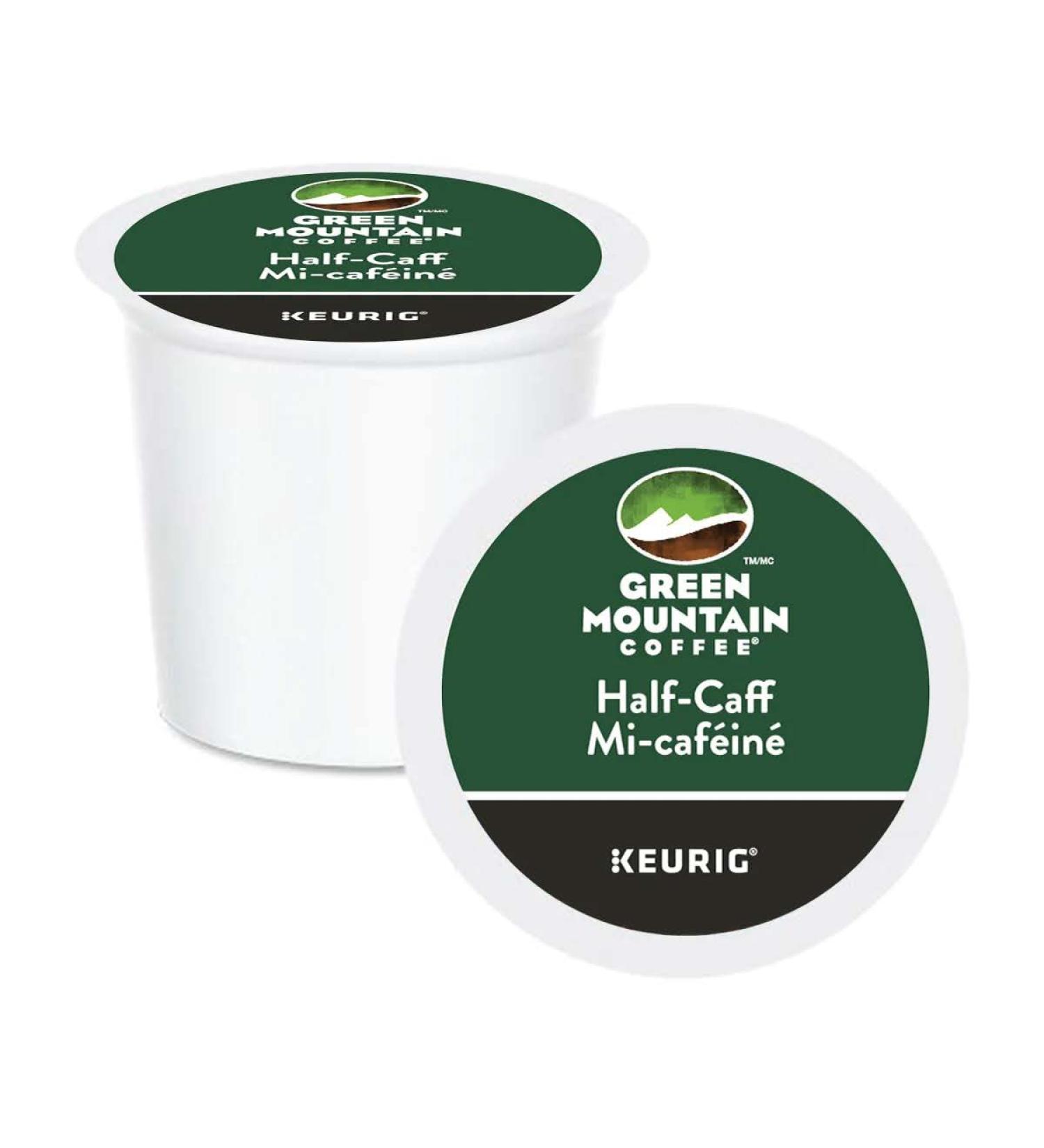 Green Mountain Coffee Half-Caff Medium K-cups 96 Count - Buy Online on GoSupps.com