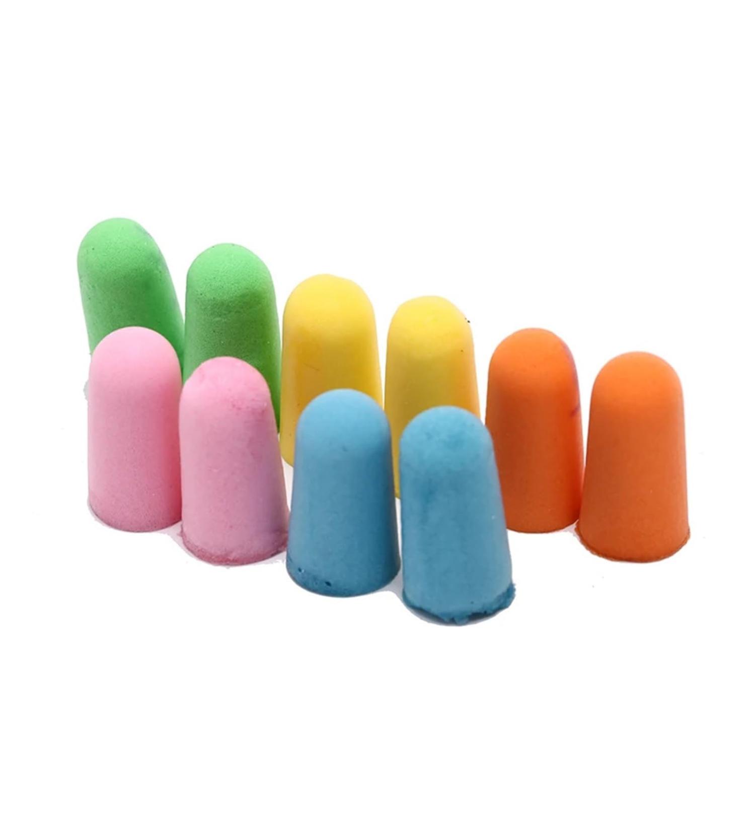 5 Pairs Comfort Ear Clip Noise Reduction Foam Ear Plugs - Soft Earplugs for Sleep & Protection (Blue) | International Shipping Available - Buy Online on GoSupps.com