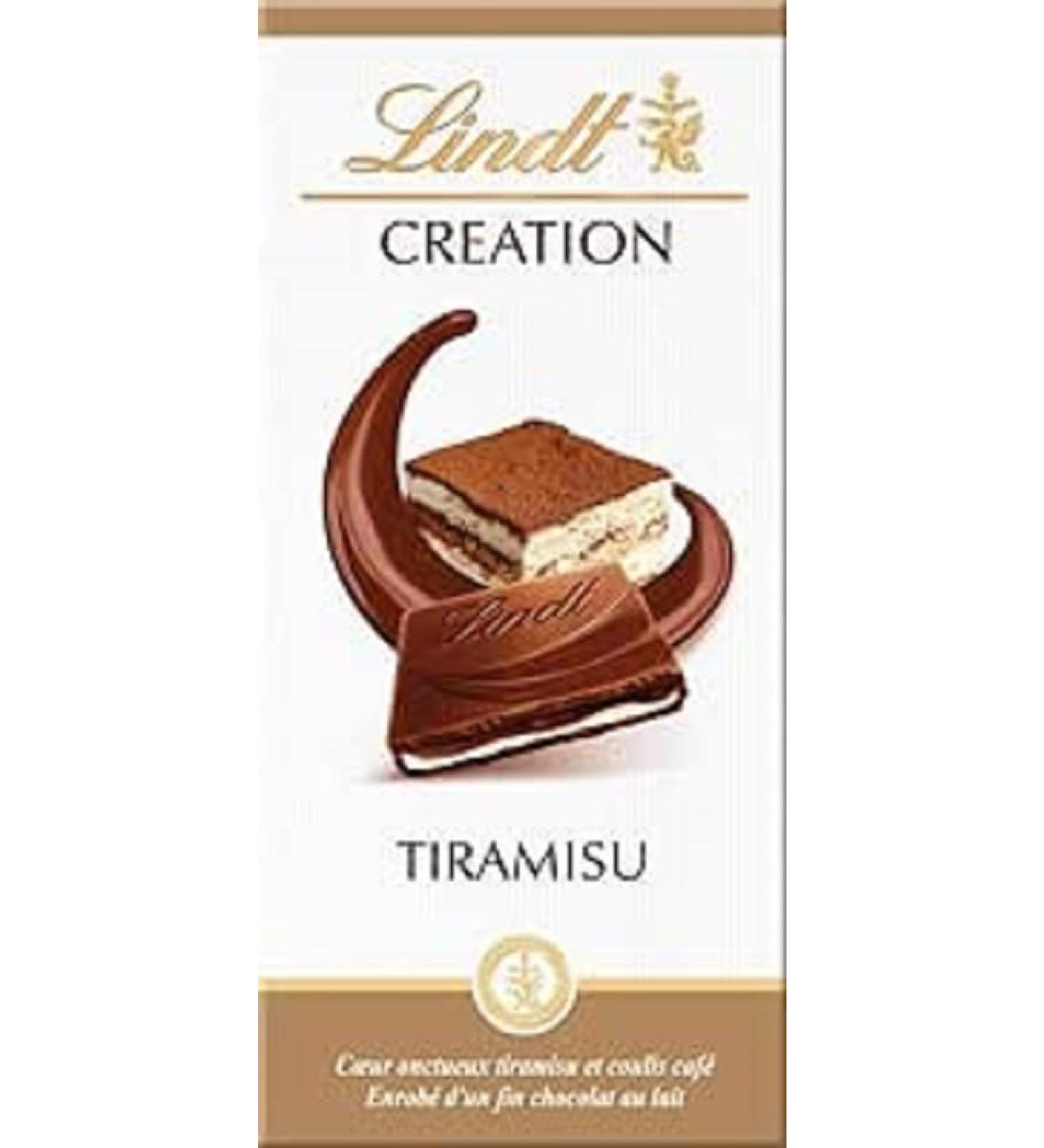 Lindt - CREATION Tiramisu Tablet - Milk Chocolate 150g - Buy Online on GoSupps.com