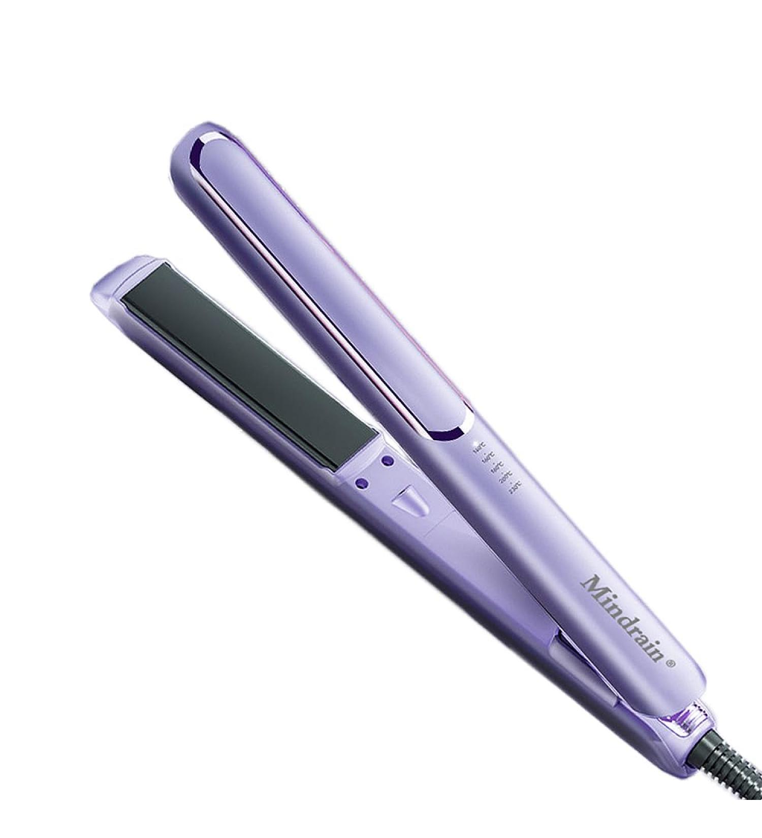 Professional Salon Hair Straightener Flat Iron for Thick Curly Hair - Anti-Scald & Affordable - Perfect Gifts for Women & Friends (Purple - Buy Online on GoSupps.com