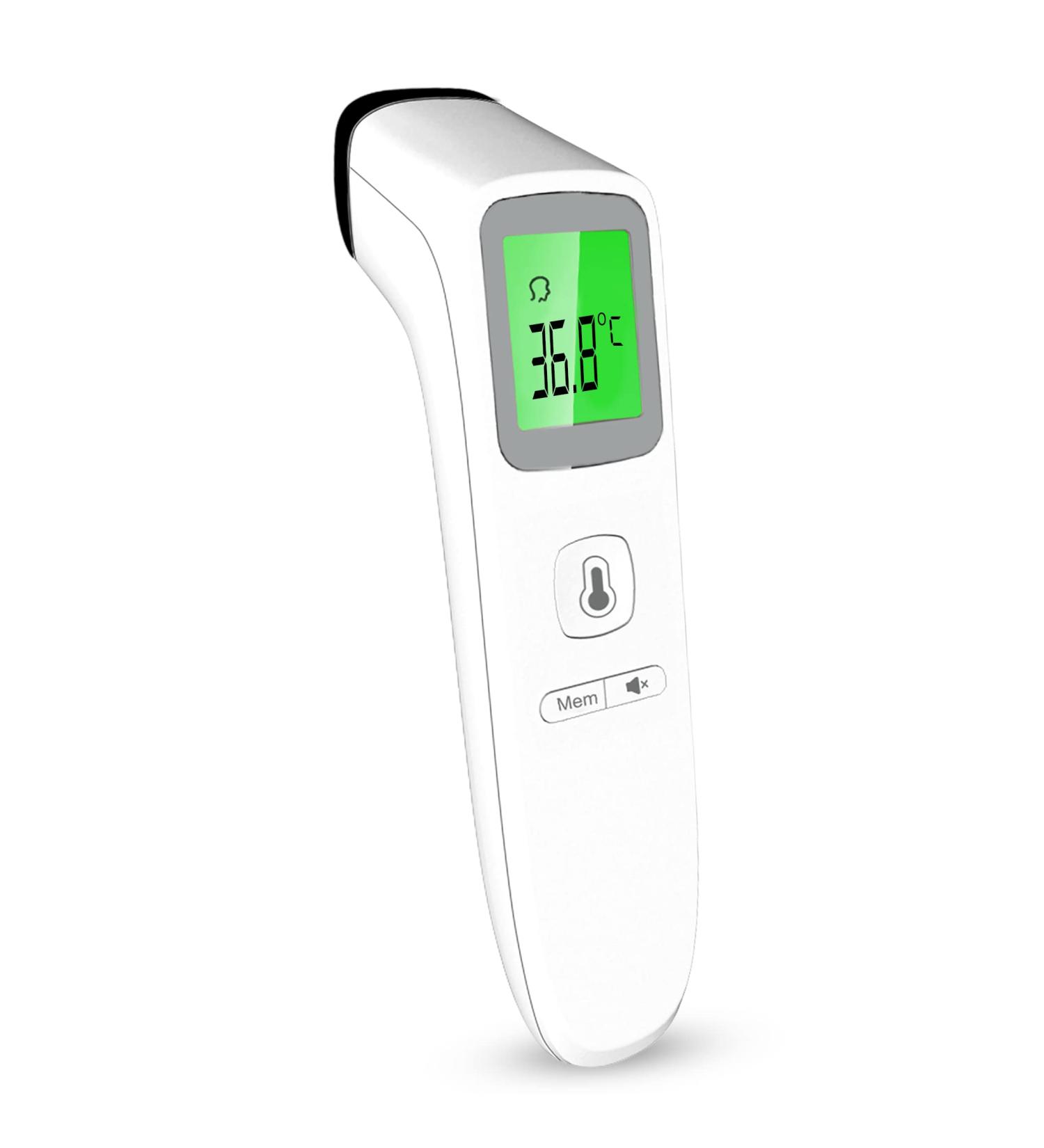 4-in-1 Contactless Infrared Digital Thermometer for Forehead, Room, Liquid & Object Temperature - Suitable for All Ages - Buy Online on GoSupps.com