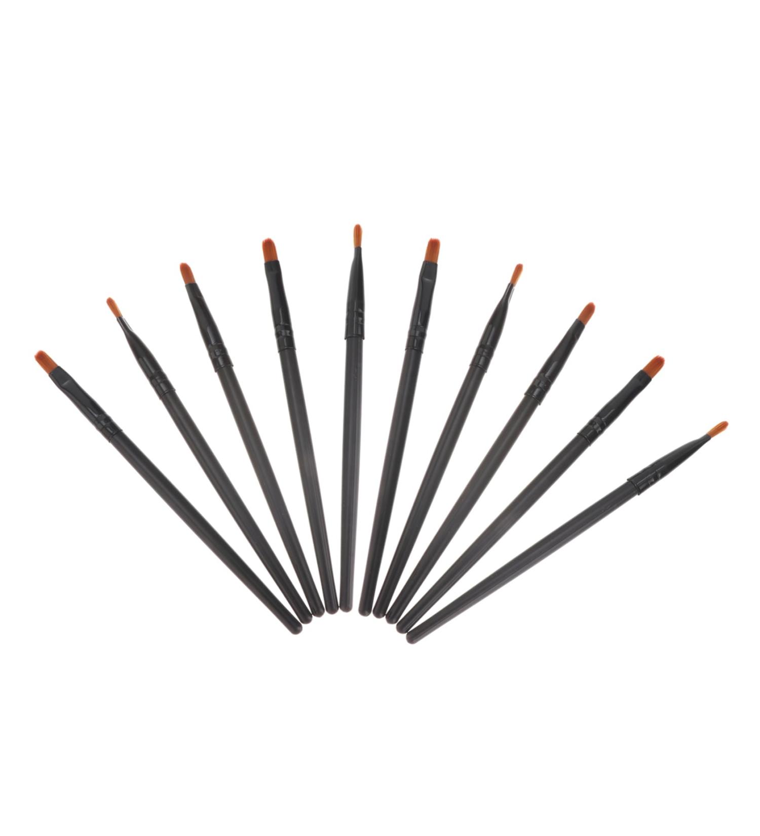 Baluue 30 Pcs Nose Shadow Brush Makeup Kits Liquid Blush Brush Eye Makeup Applicator Artificial Fiber Black - Buy Online on GoSupps.com