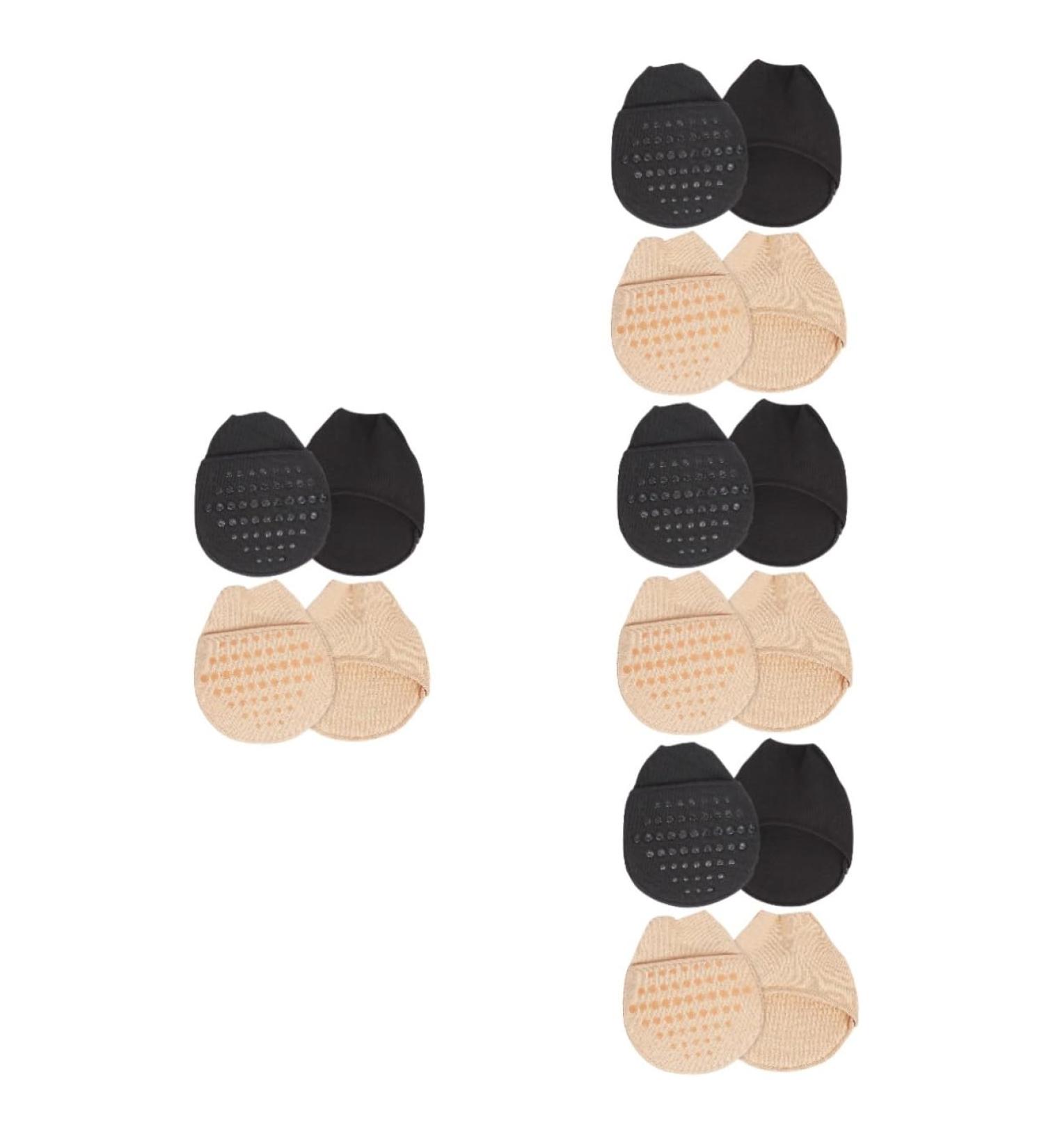 minkissy 8 Pairs Sole Pad Socks Women's Breathable Silica Gel - Buy Online on GoSupps.com